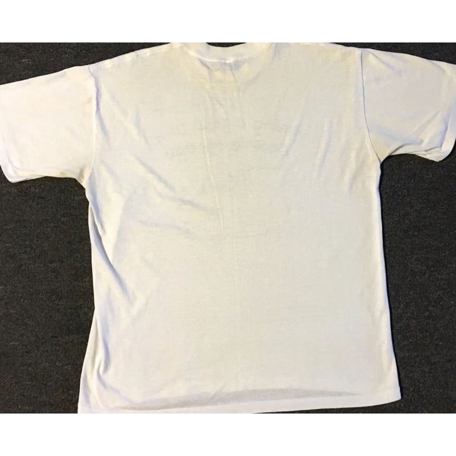 Vintage VINTAGE Having A Good Time Despite My Age Faded Shirt S M Funny Saying Grunge 80s 90s White USA Men T-Shirt Small Medium Blocked Size US S / EU 44-46 / 1 - 2 Thumbnail