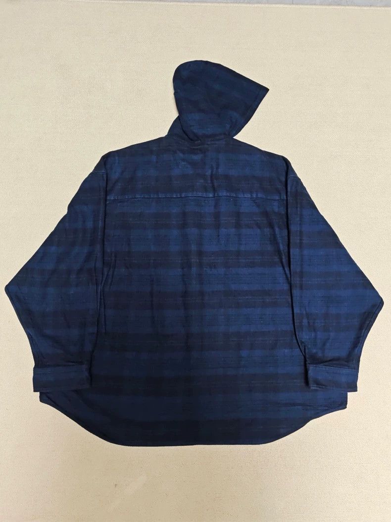 Balenciaga Balenciaga 23ss flannel plaid gradient hooded jacket-2506 Size US S / EU 44-46 / 1 - 2 Thumbnail