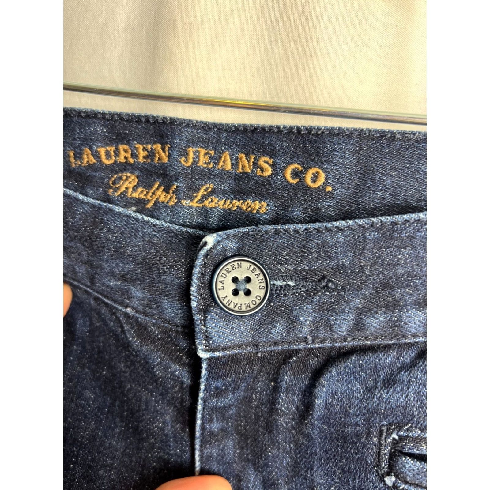 Ralph Lauren Ralph Lauren Jeans Co Women Size 2P Petites Blue Mid Rise Dark Denim Slit pocket Size 26" / US 2 / IT 38 - 4 Thumbnail