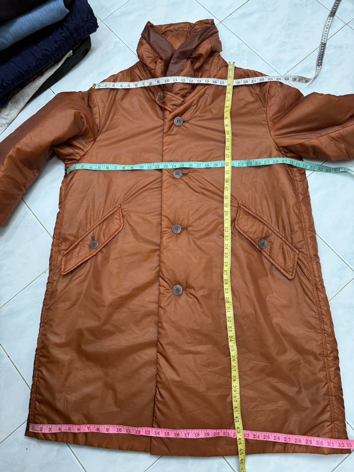 Issey Miyake 🔥🔥🔥ARCHIVE AW94 VTG ISSEY MIYAKE LONG PUFFER HOODIE JACKET Size US M / EU 48-50 / 2 - 12 Thumbnail