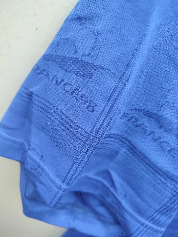 Vintage FRANCE 98 OFFICIAL LICENCED BLUE FOOTBALL SHIRT COUPE DU Size US M / EU 48-50 / 2 - 7 Thumbnail