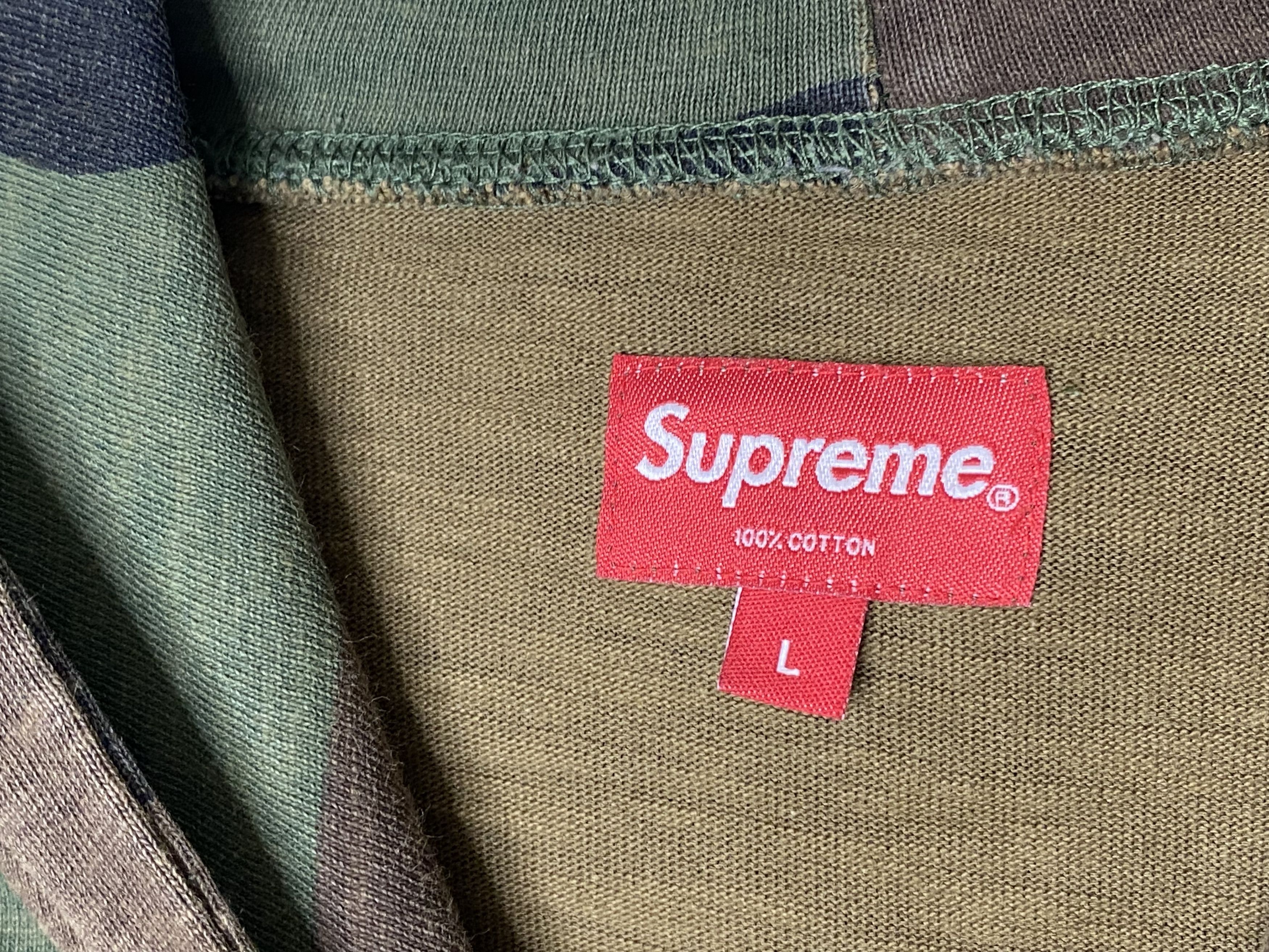 Supreme × Vintage VINTAGE SUPREME BIG LOGO CAMO HOODIE STREET CAMOUFLAGE Size US L / EU 52-54 / 3 - 5 Thumbnail
