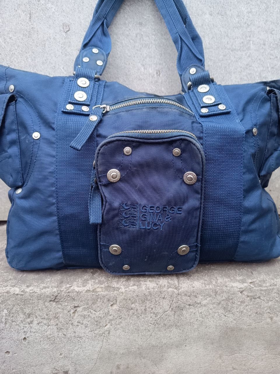 Vintage George Gina & Lucy GGL navy blue bag Japanese Japan brand Size ONE SIZE - 2 Thumbnail