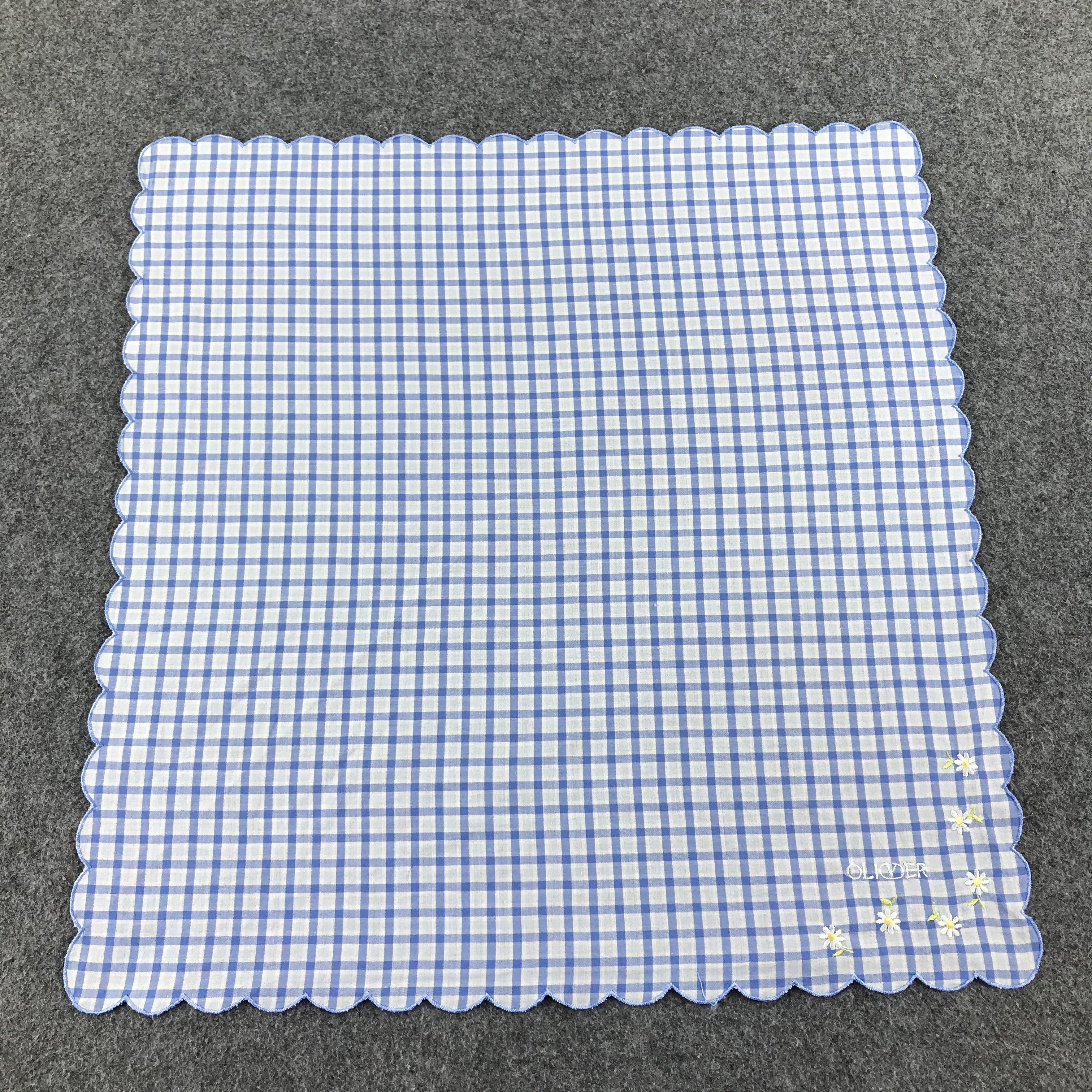 Vintage Oliver Tartan Floral Handkerchief Neckerchief Bandana H611 Size ONE SIZE - 3 Thumbnail