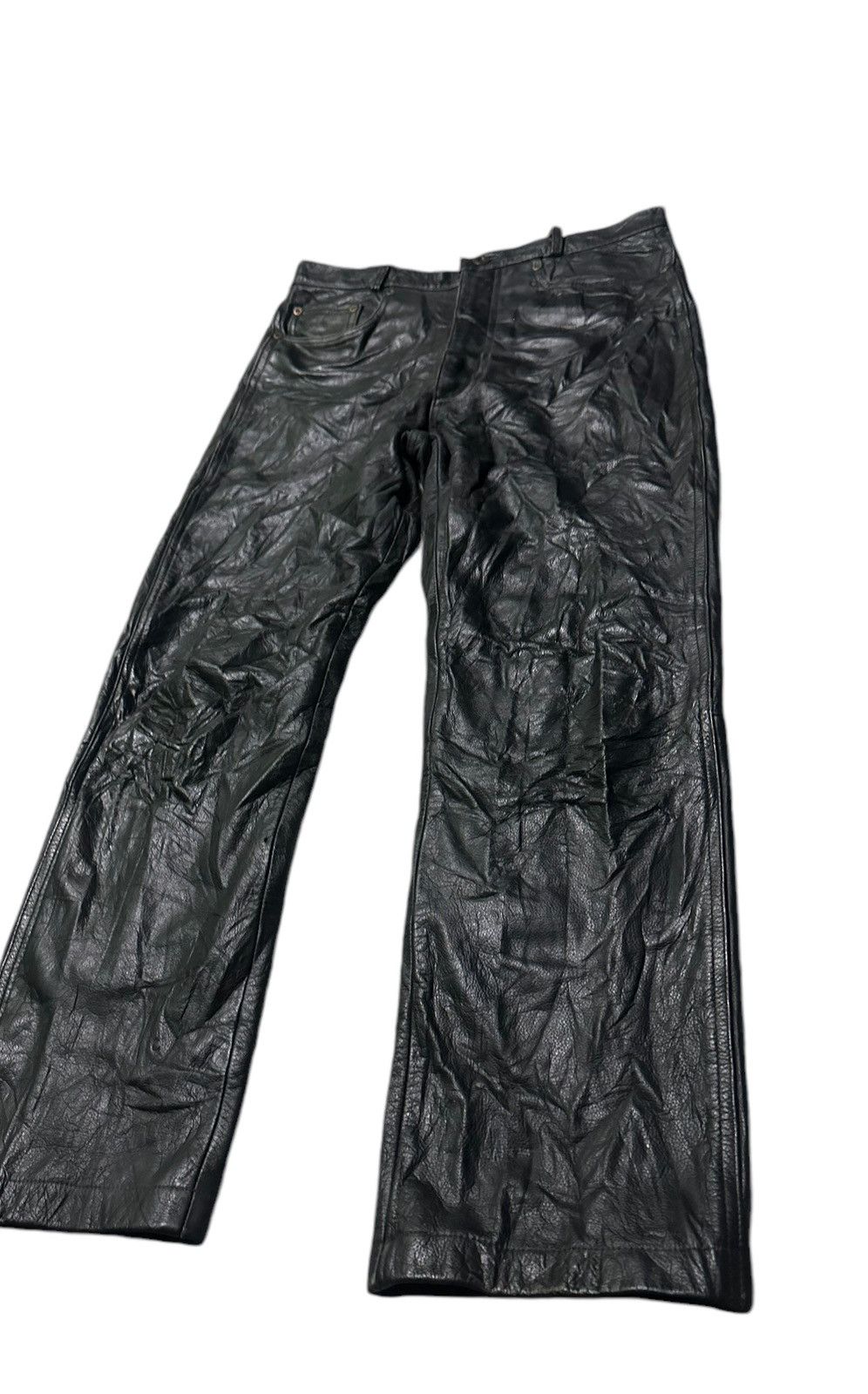 Leather Casual leather pants Size US 30 / EU 46 - 3 Thumbnail