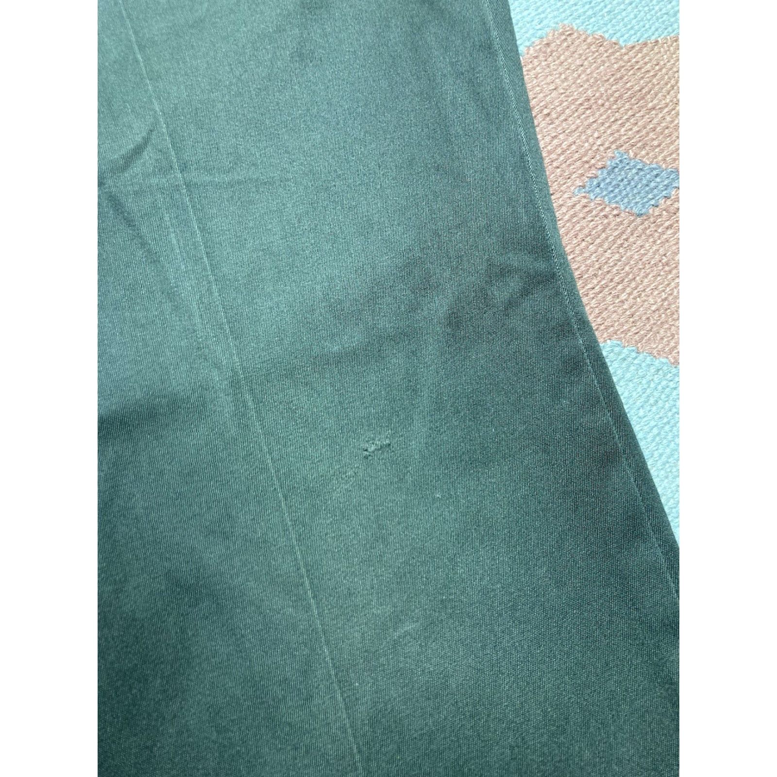 Vintage VINTAGE Big Mac Work Pants Chino Twill Dark Green 37x28 Mens Pants 70s Workwear Size US 37 - 5 Thumbnail