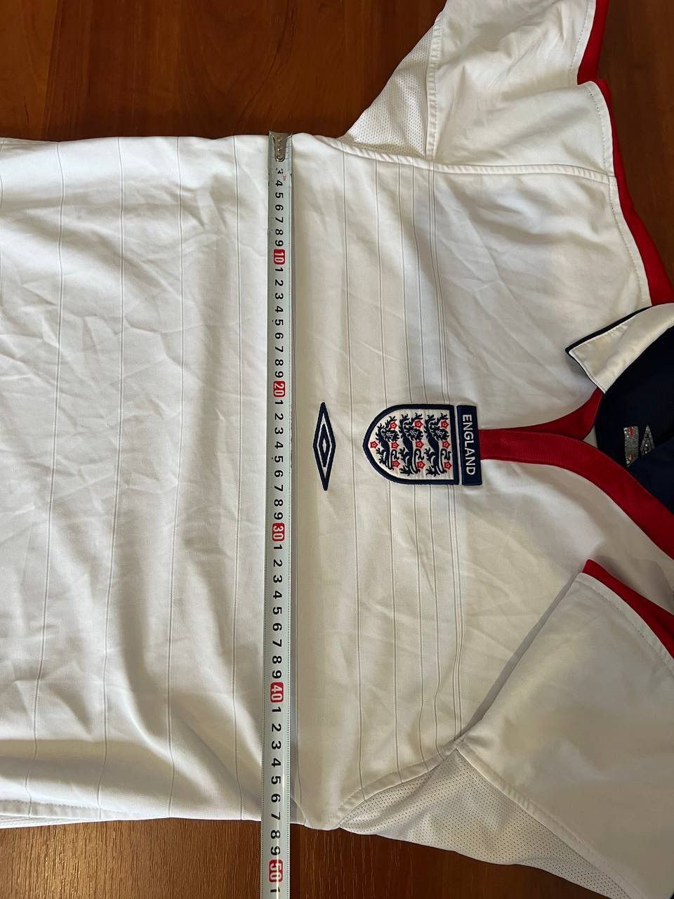 Umbro 2003/05 ENGLAND TEAM HOME SOCCER JERSEY FOOTBALL SHIRT SZ S Size US S / EU 44-46 / 1 - 16 Thumbnail