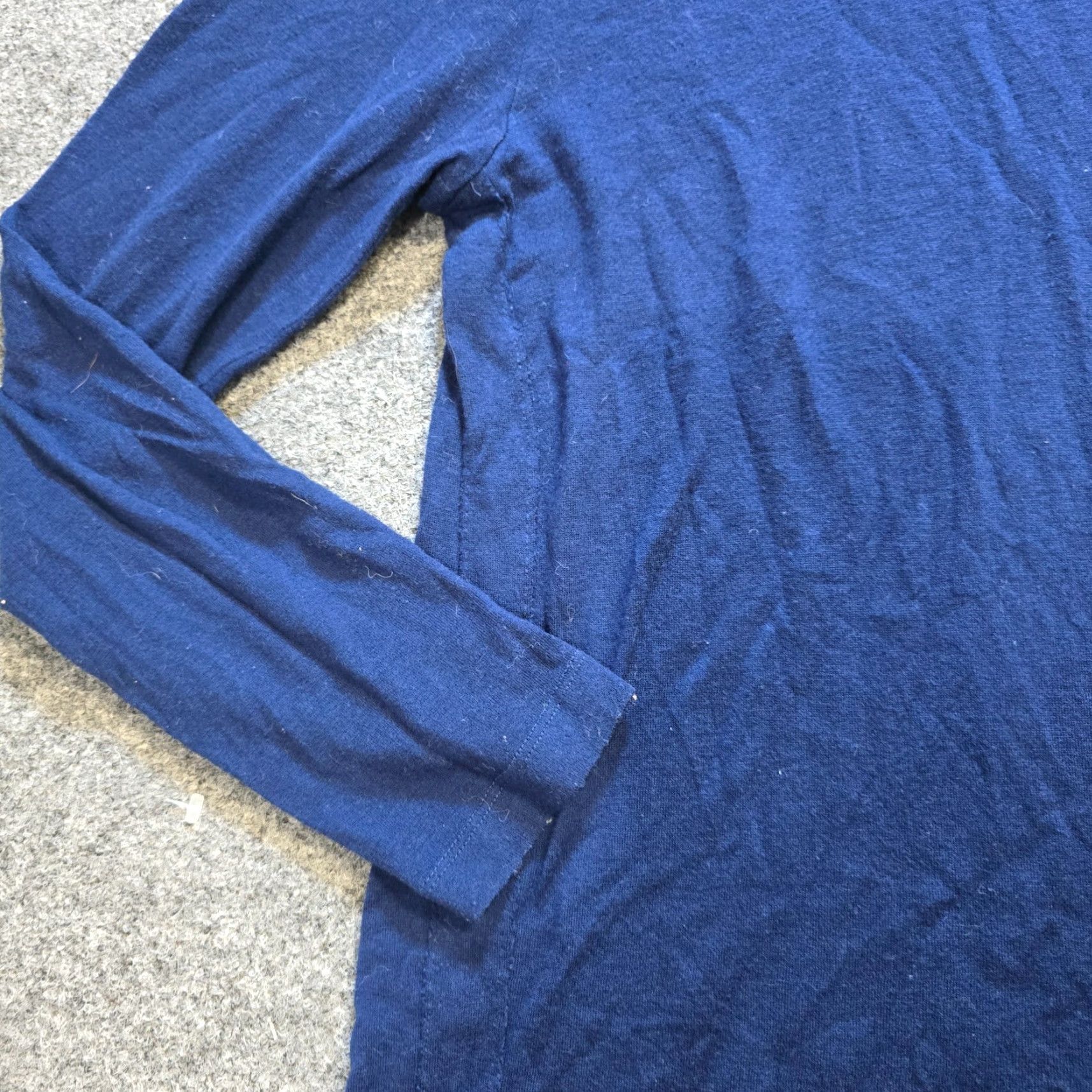 J Brand J Brand Sweater Womens Size S Blue Cashmere Wool Blend Long Sleeve Pullover Size S / US 4 / IT 40 - 4 Thumbnail