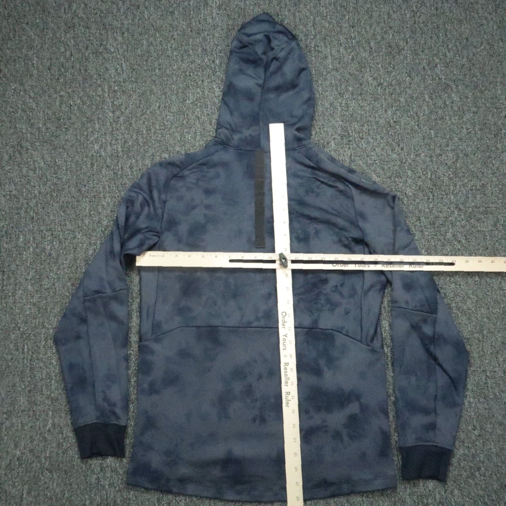 Lululemon Lululemon Hoodie Mens Small Blue Textured Tech Pullover Long Sleeve Hooded Size US S / EU 44-46 / 1 - 7 Thumbnail