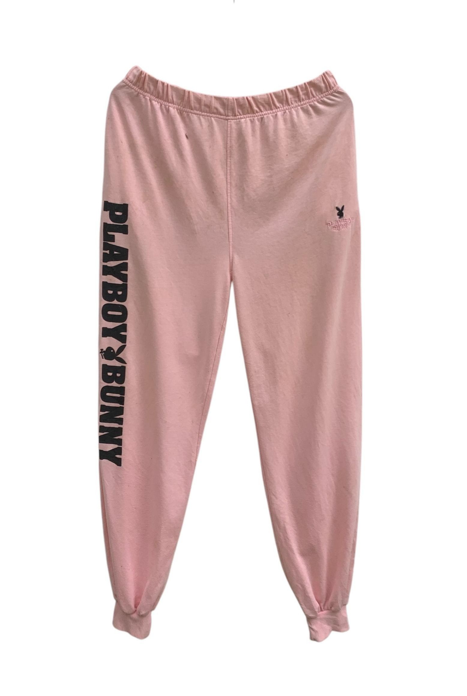 Japanese Brand × Playboy Vintage Playboy Bunny Big Logo Sweatpants Size 30" / US 8 / IT 44 - 1 Thumbnail