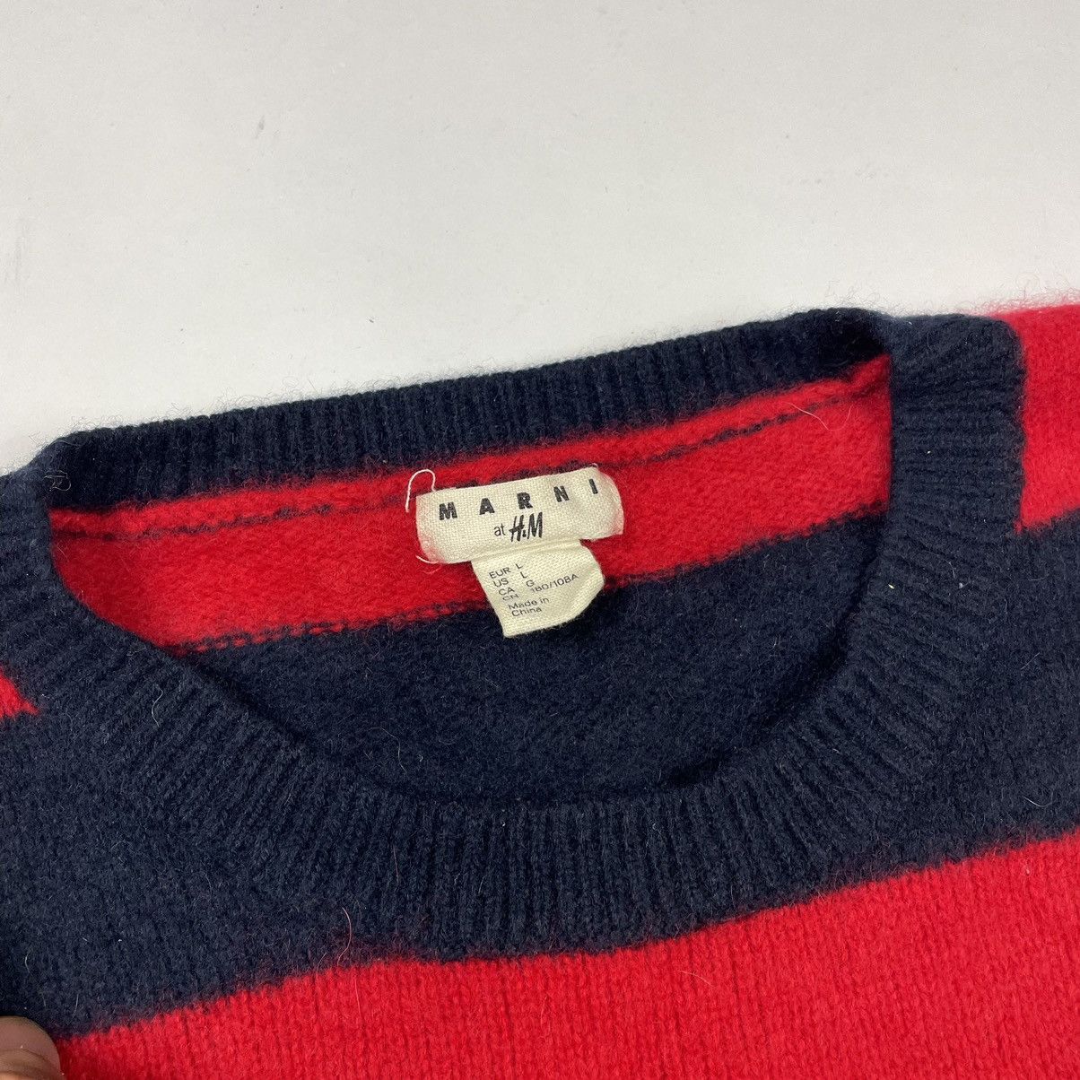 H&M × Marni Marni X H&M Cashmere Cropped T-Shirt Size US L / EU 52-54 / 3 - 3 Thumbnail