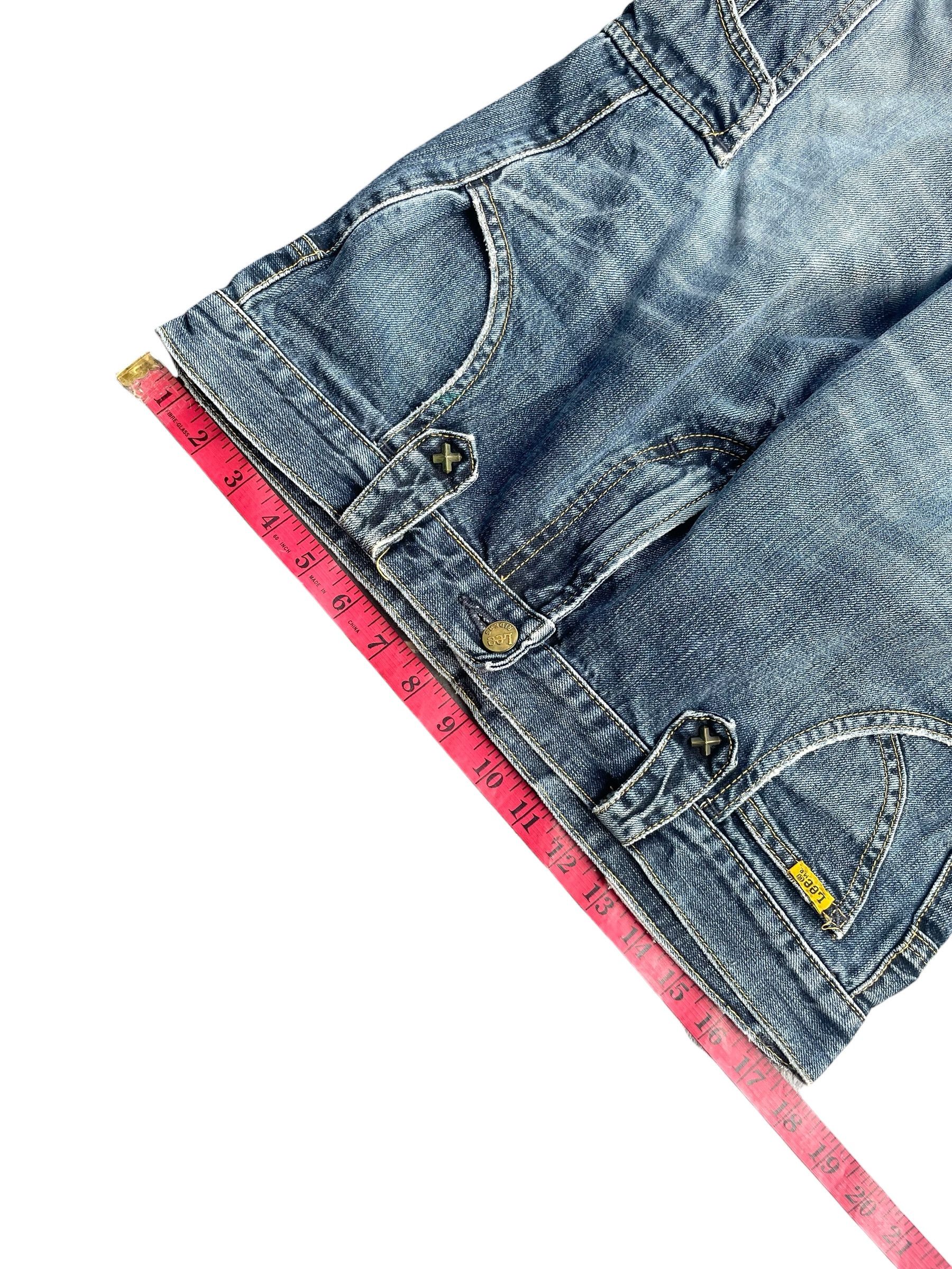 Lee Lee Riders Flare Side Pocket Denim Size US 35 - 18 Thumbnail