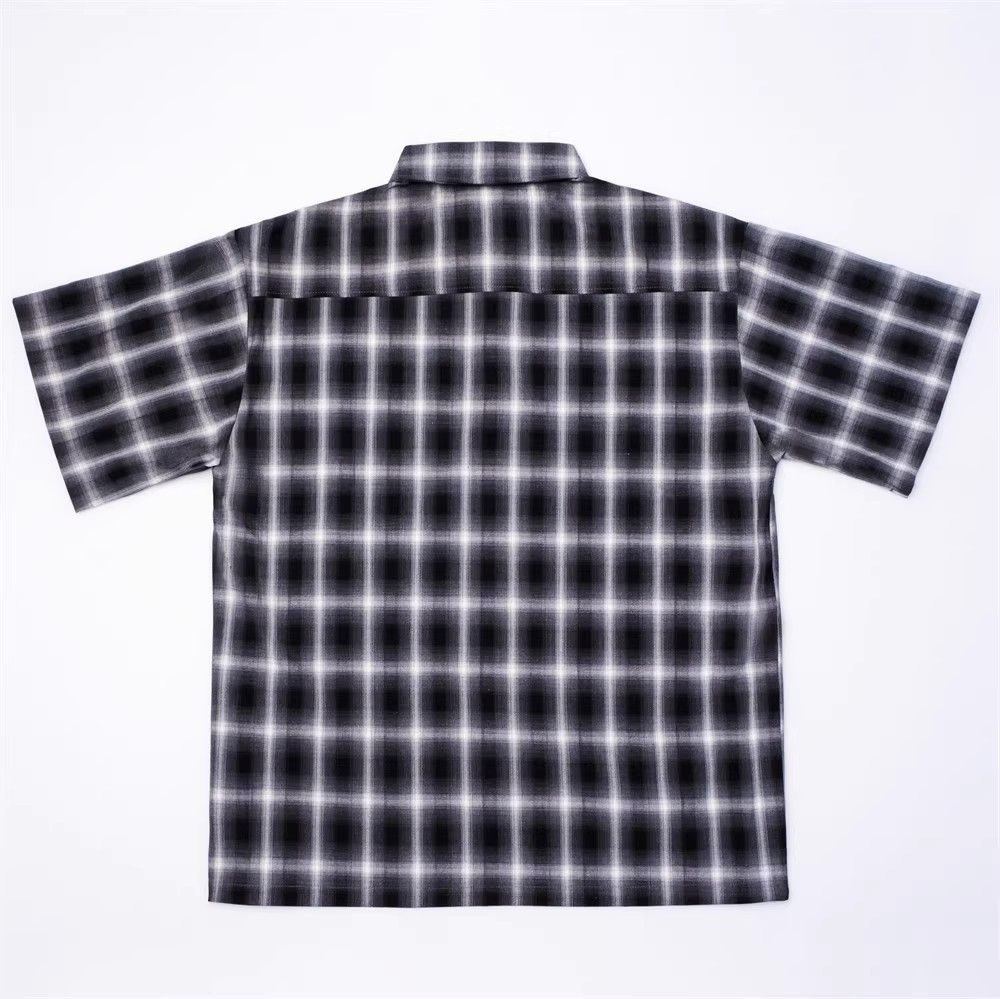 Japanese Brand × Vintage Men's street style loose lapel plaid shirt Size US M / EU 48-50 / 2 - 2 Thumbnail