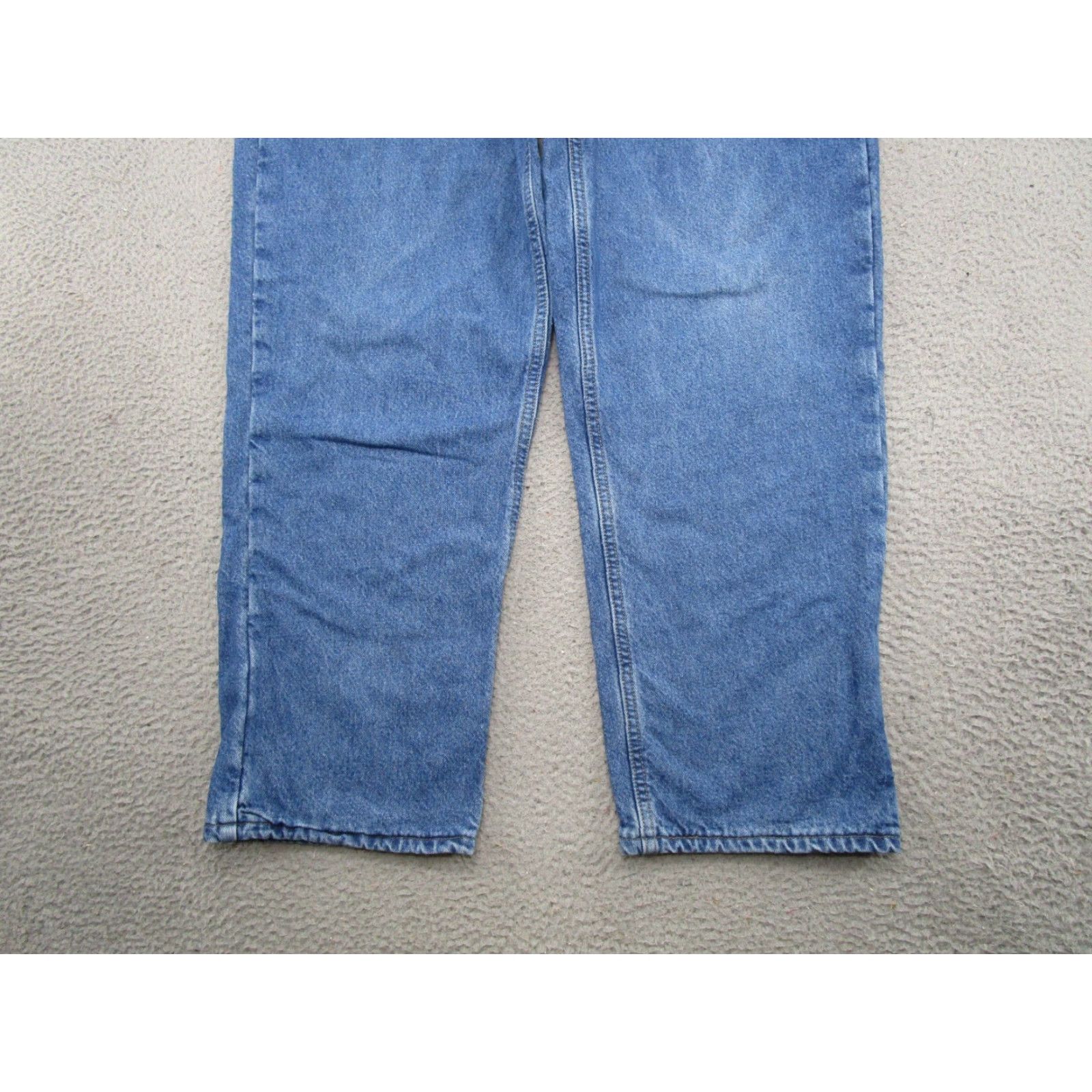 Carhartt VINTAGE Carhartt Jeans Mens 42x30 Blue Relaxed Fit Denim Trouser B172 DST Hardwearing Belt Loops 5-Pocket Logo Zipper Button Size US 42 / EU 58 - 2 Thumbnail