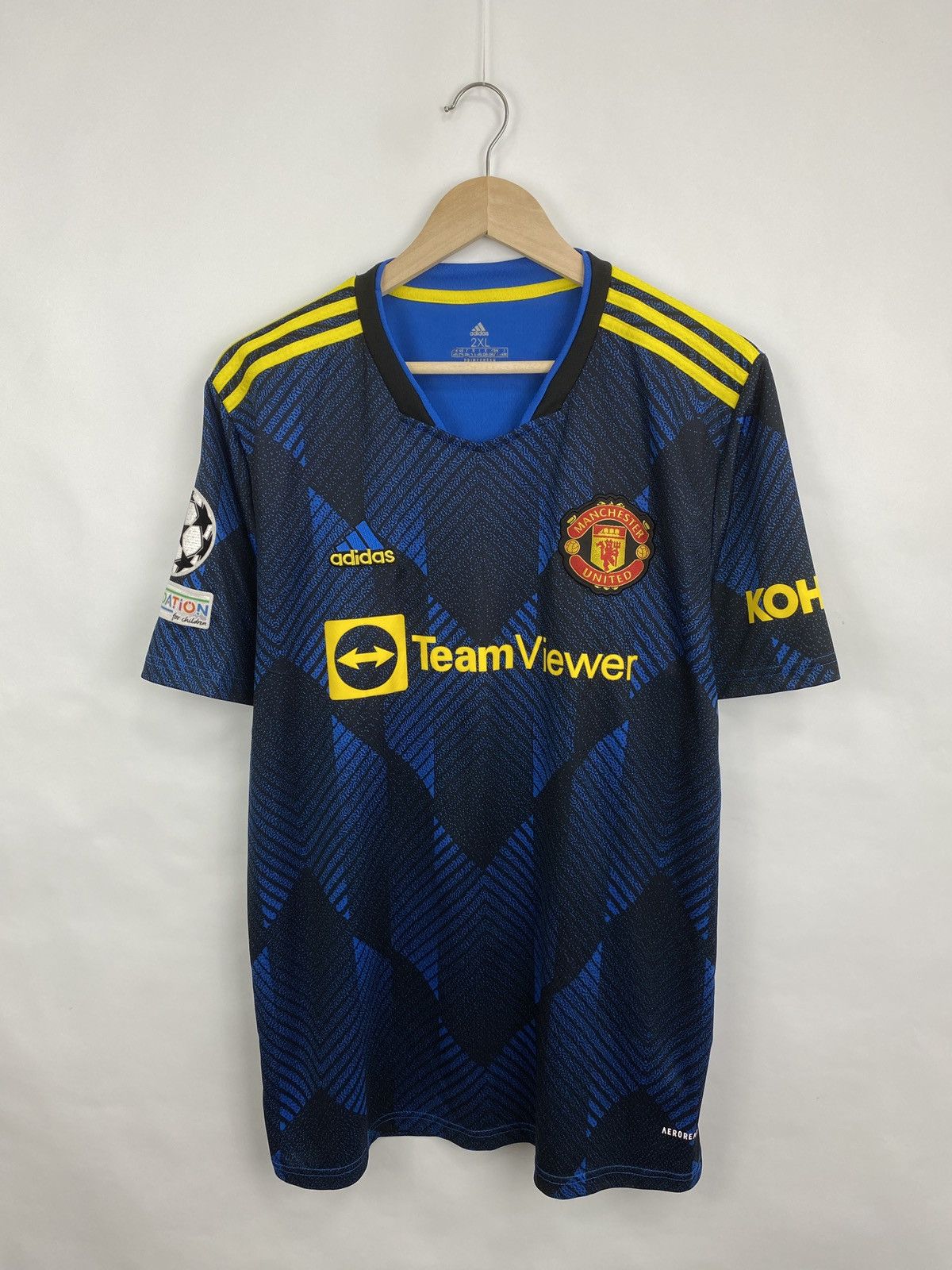 Adidas Y2K Adidas Bruno Fernandes Manchester United Soccer Jersey Size US XXL / EU 58 / 5 - 4 Thumbnail