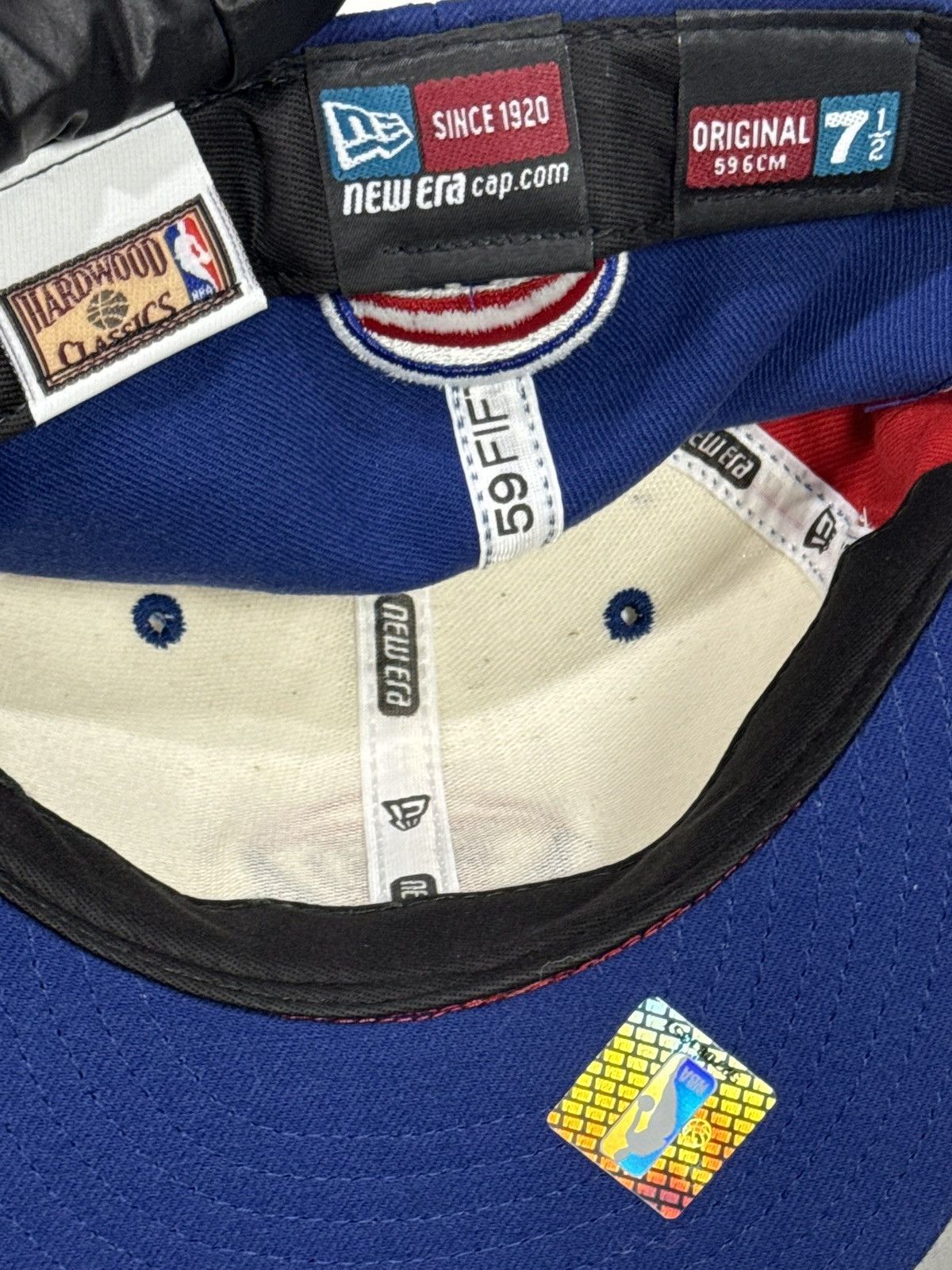 New Era Vintage New York Nets Fitted Cap ABA Hardwood Classics Size ONE SIZE - 12 Thumbnail