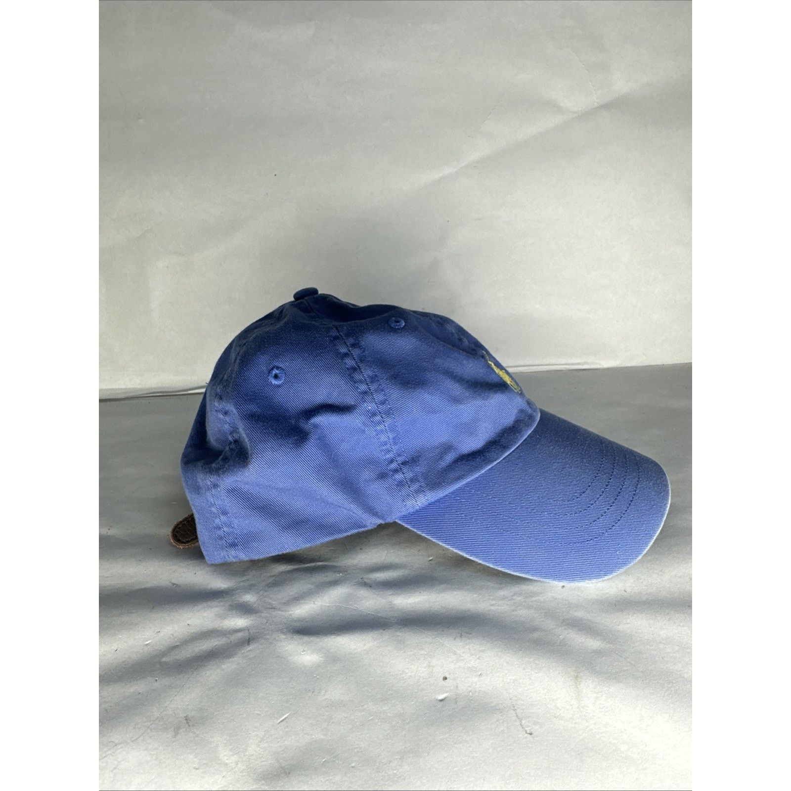 Polo Ralph Lauren Polo Ralph Lauren Blue Ball Cap Chino Hat Yellow Pony Size ONE SIZE - 3 Thumbnail