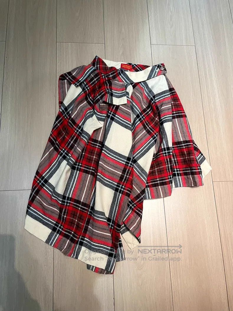 Vivienne Westwood Vivienne Westwood Scotch Plaid Irregular Woolen Skirt Size 28" / US 6 / IT 42 - 1 Thumbnail