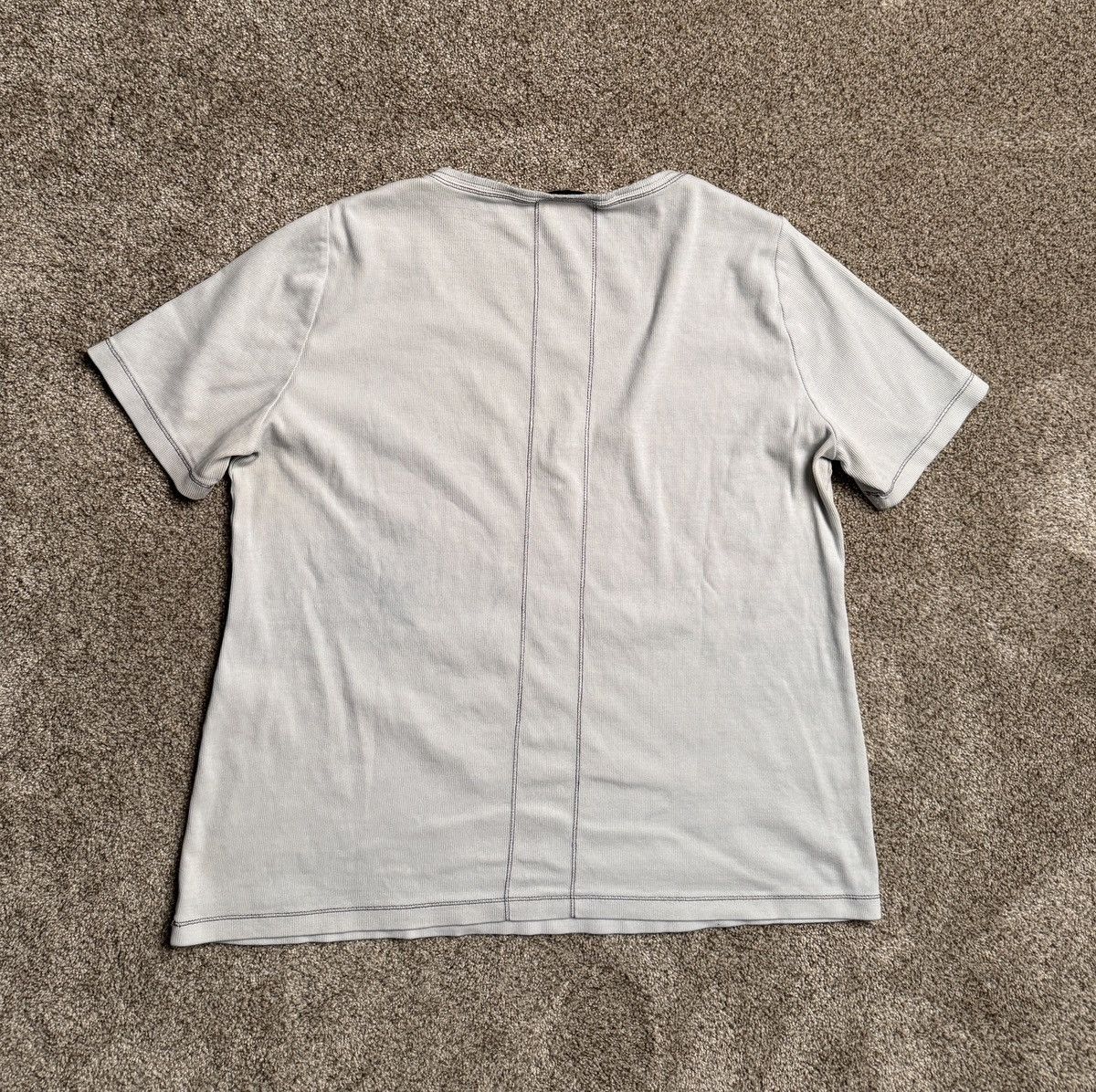 Other WHITE YOUR CONCEPT RIB-KNIT Y2K STYLE TEE Size M / US 6-8 / IT 42-44 - 5 Thumbnail