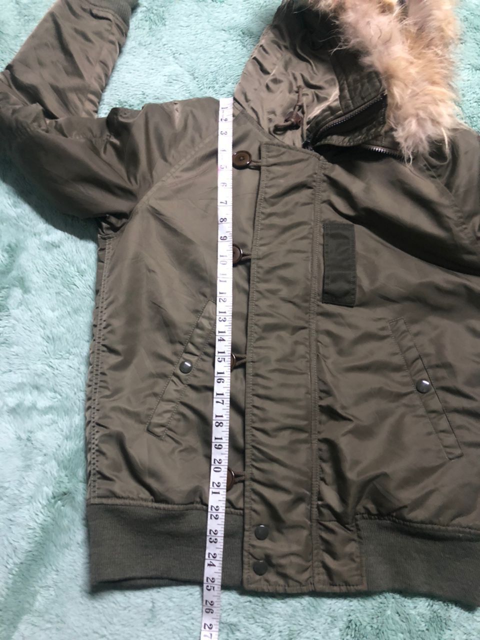 If Six Was Nine AMERICAN RAG CIE BOMBER JACKET FUR HOODED MILITARY JACKET Size US M / EU 48-50 / 2 - 16 Thumbnail