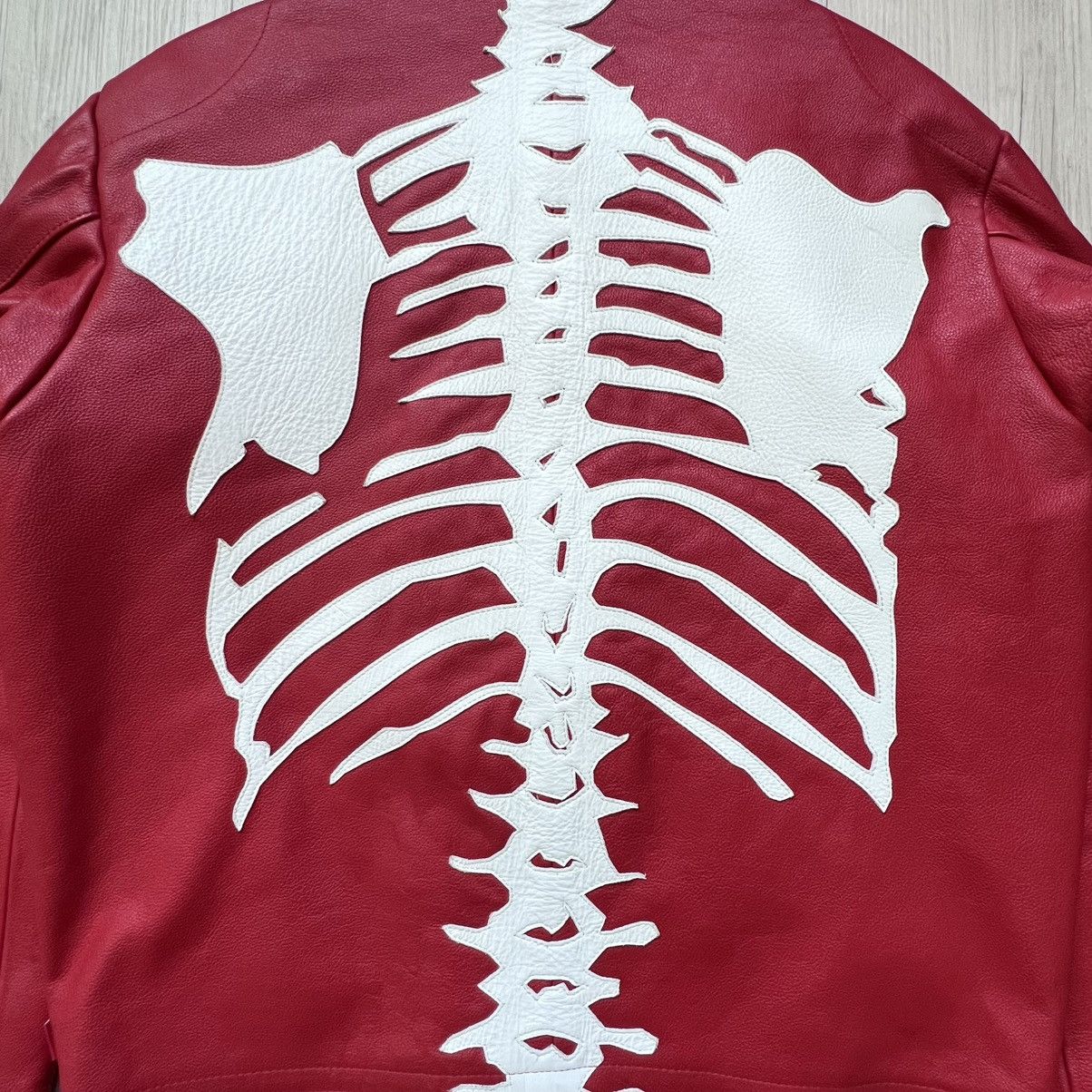 Supreme Vanson FW17 Leather Bones Jacket