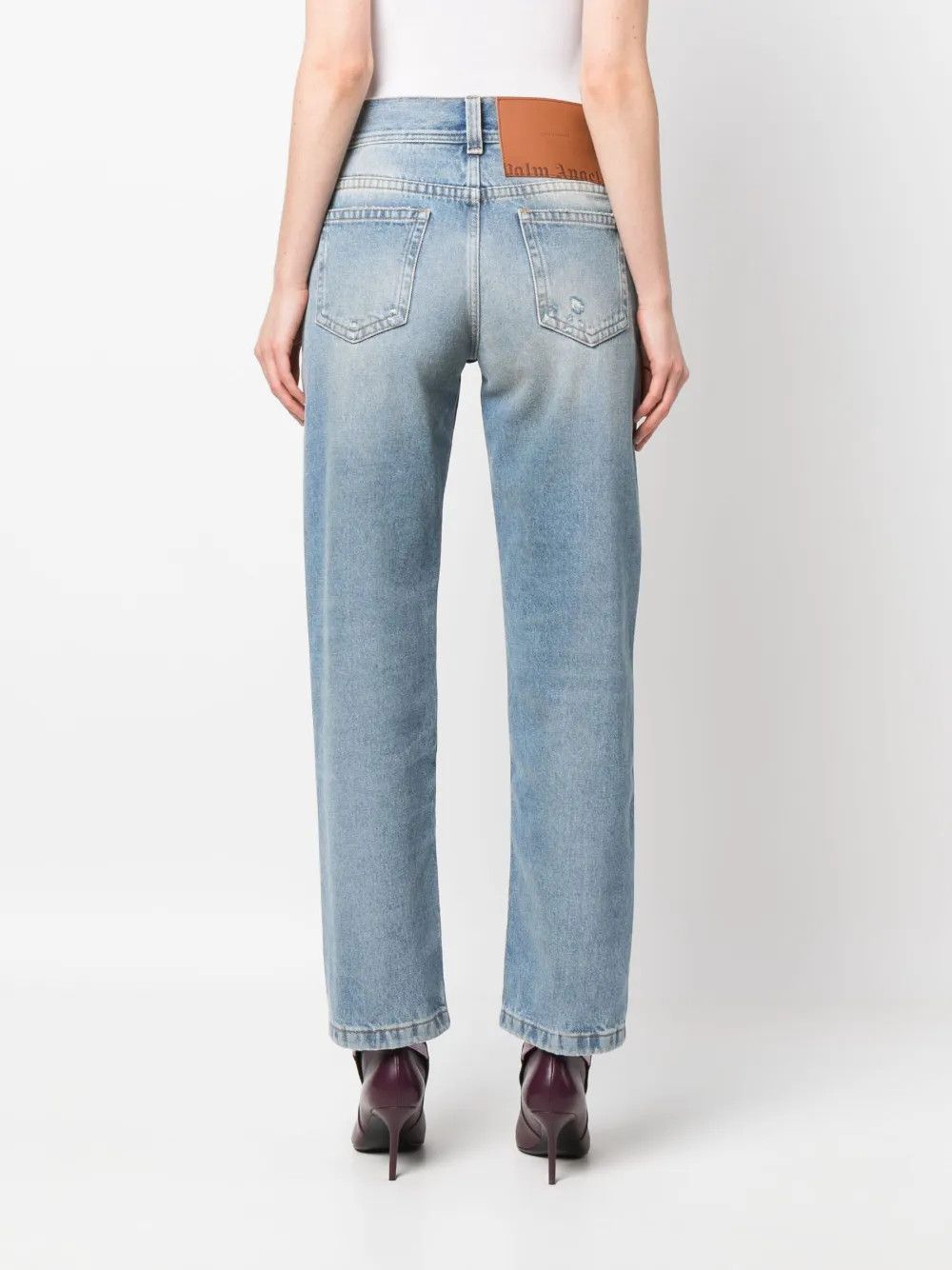 Palm Angels o1y1125 Denim Pant in Blue Size 26" / US 2 / IT 38 - 4 Thumbnail