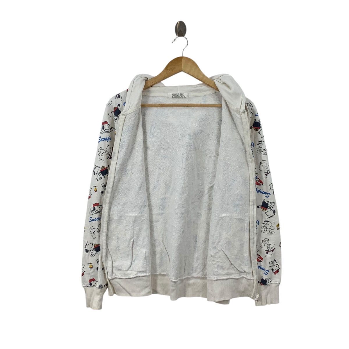 Peanuts PEANUTS SNOOPY WOODSTOCK Over Print Hoodie Sweatshirt Jumper Size L / US 10 / IT 46 - 6 Thumbnail