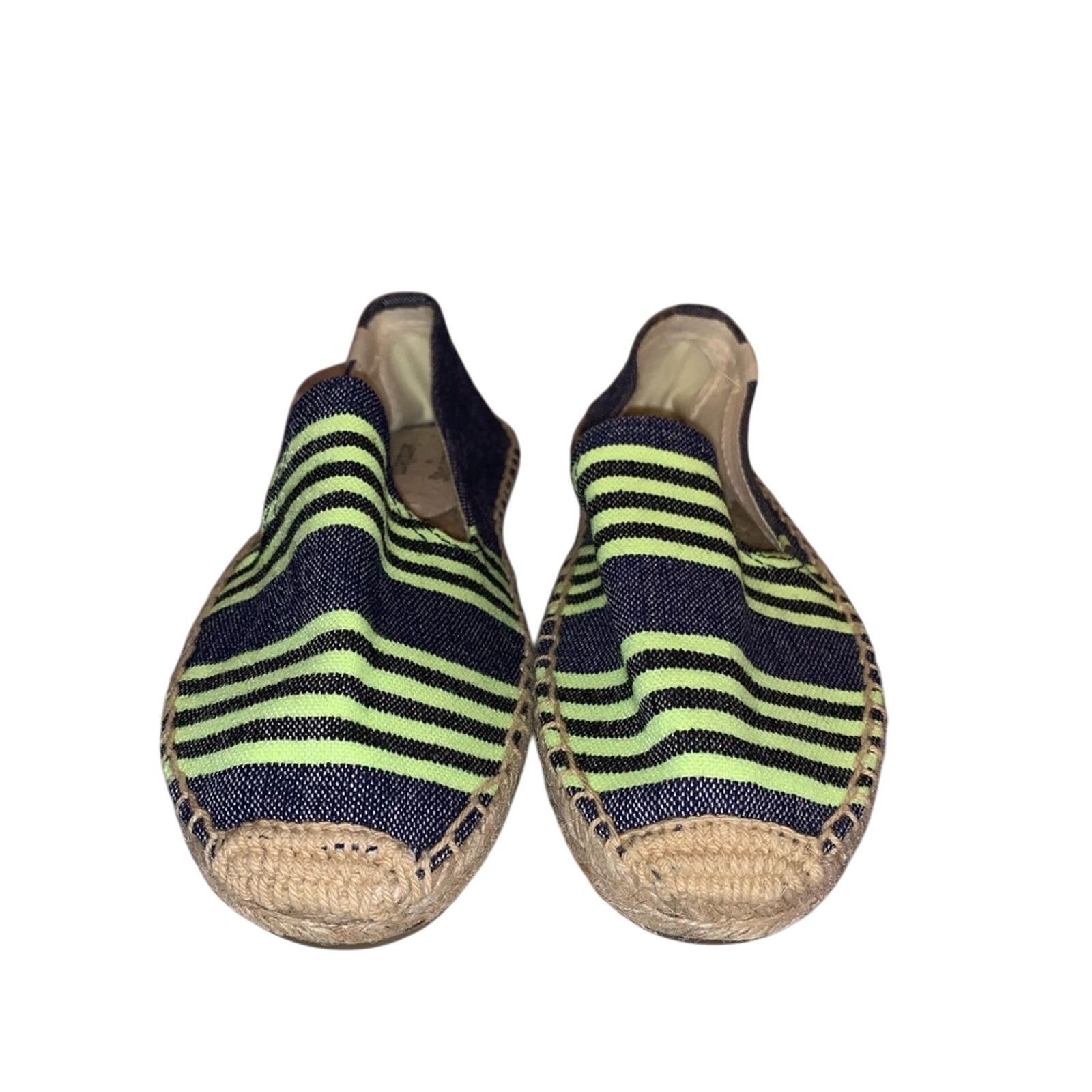 Soludos NWT Soludos x Lemlem Denim Striped Espadrilles Size US 5 / IT 35 - 2 Thumbnail