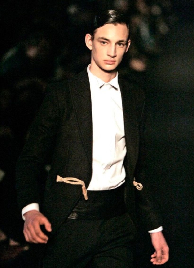 Dior × Hedi Slimane RARE 2006Fall Rope Tuxedo Coat Size US S / EU 44-46 / 1 - 3 Thumbnail