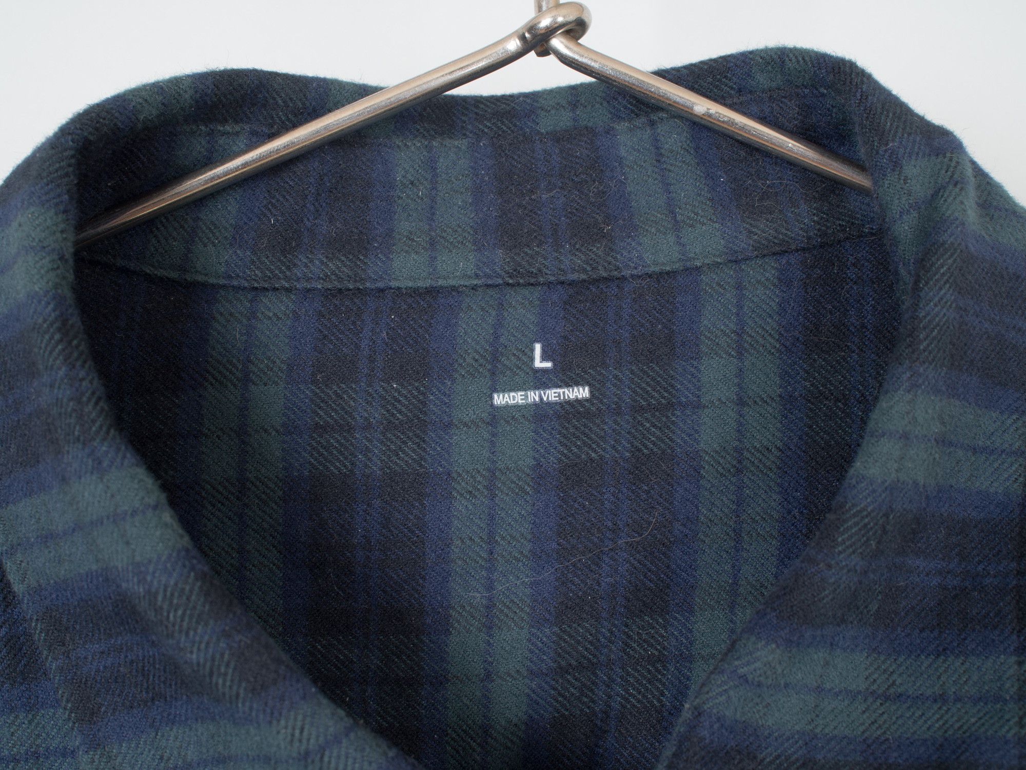 Muji Organic Cotton Blackwatch Tartan Check Plaid Flannel Shirt Size US L / EU 52-54 / 3 - 7 Thumbnail
