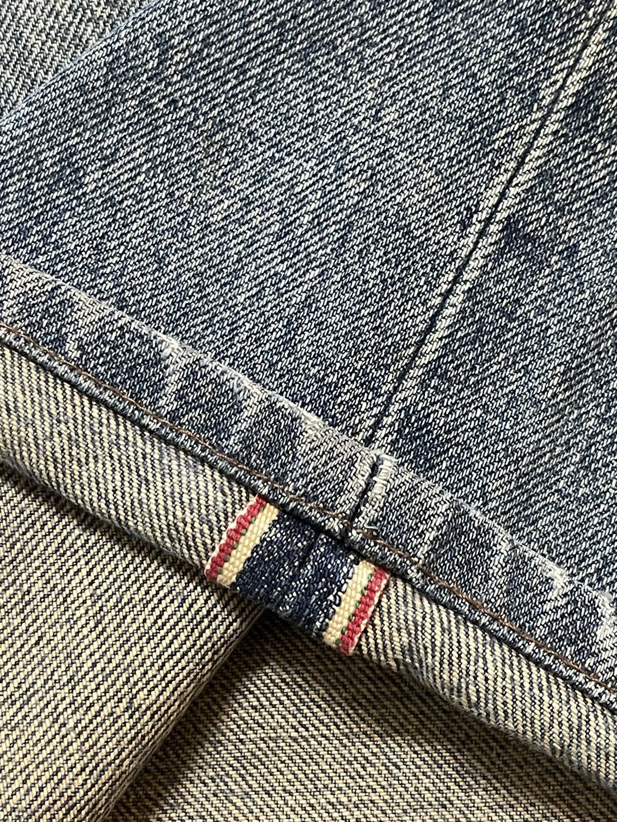 Wrangler Vintage Wrangler Selvedge Baggy Faded Wash Distressed Jeans Size US 28 / EU 44 - 11 Thumbnail