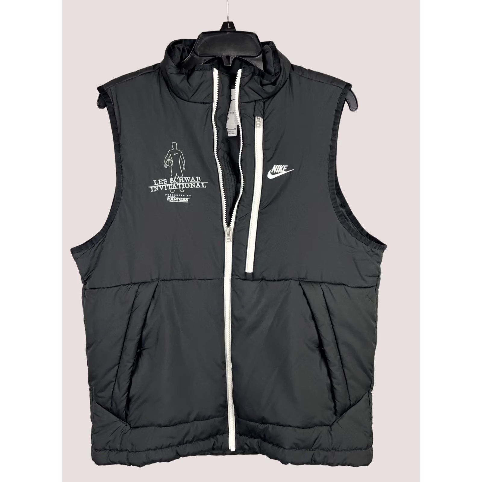 Nike Nike Vest Mens Medium Black Sportswear Therma FIT Legacy Les Schwab Invitational Vest Size US M / EU 48-50 / 2 - 1 Thumbnail