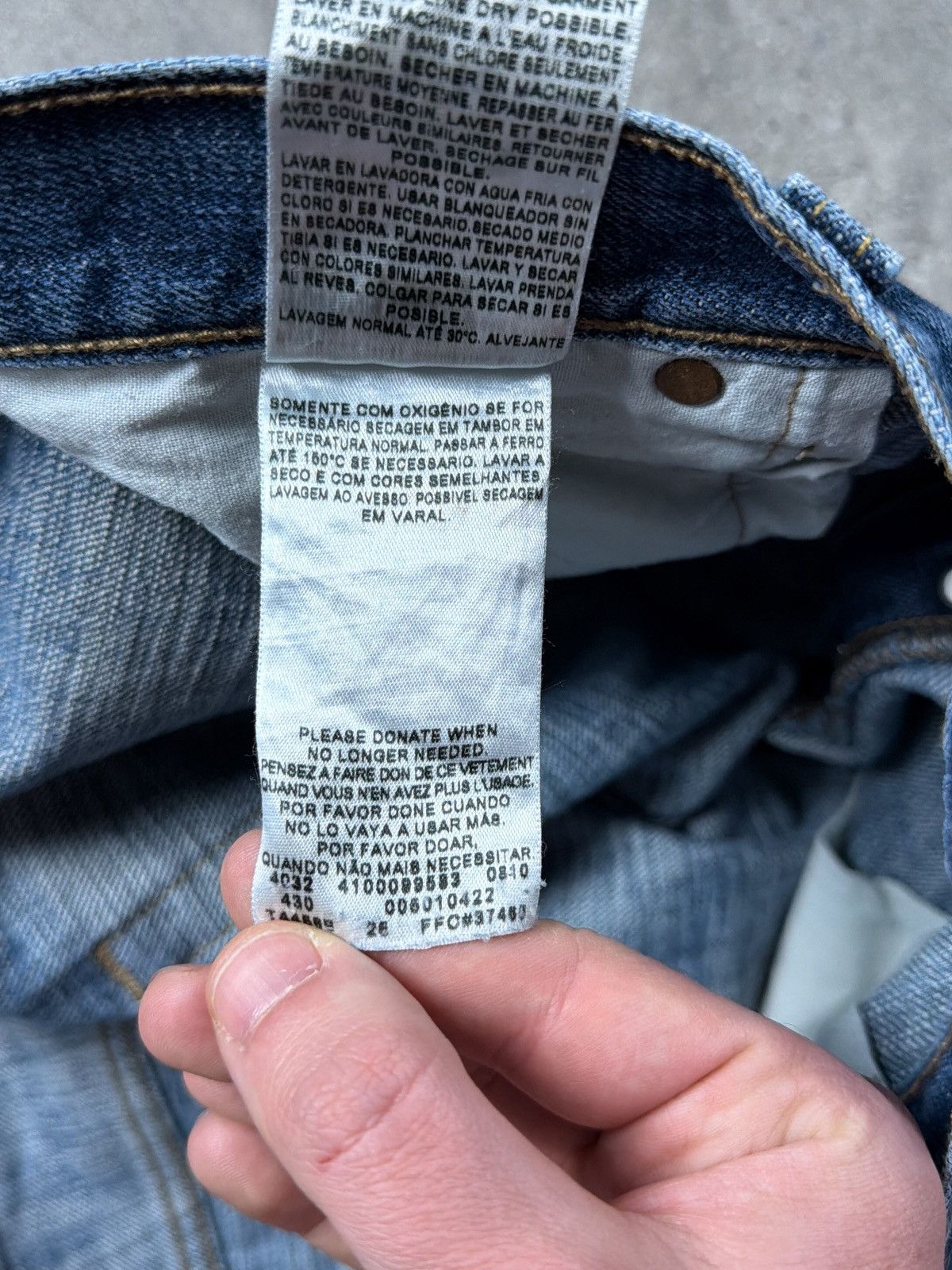 Levi's Vintage Levi’s 501 Early 00s Distressed Size US 36 / EU 52 - 6 Thumbnail