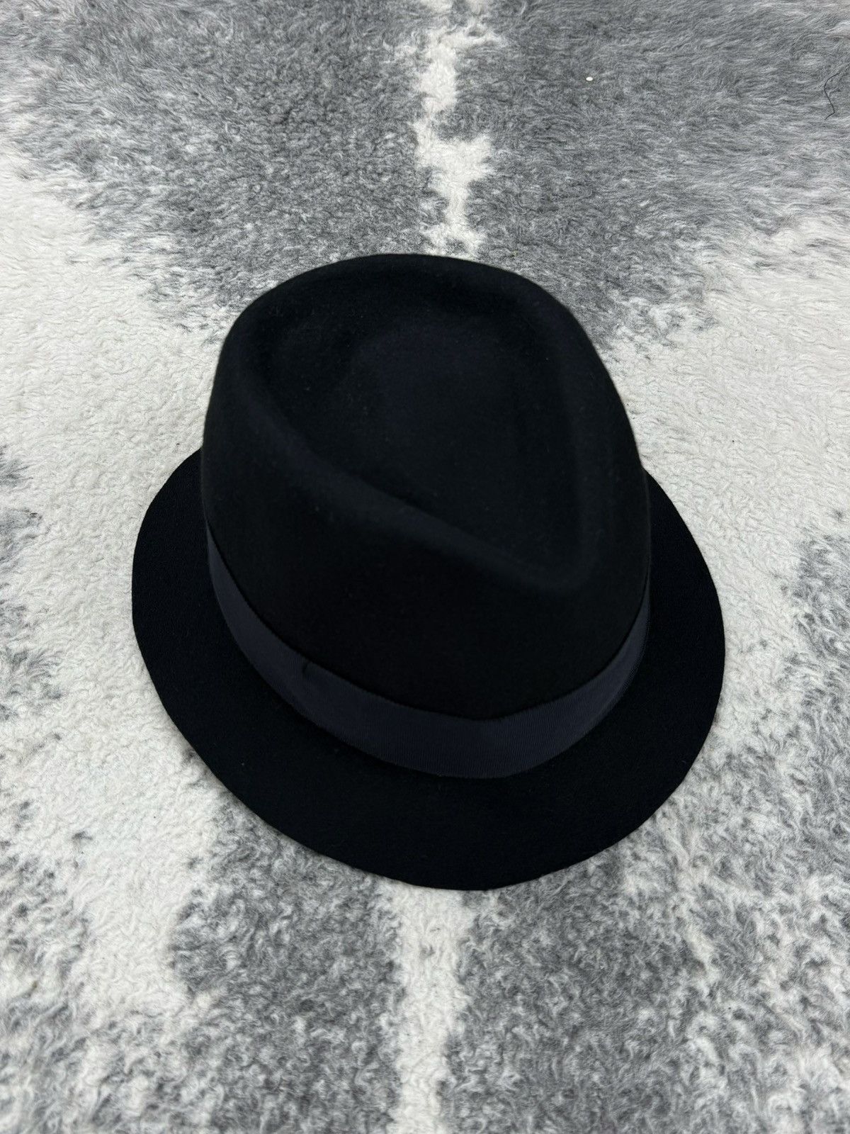 CA4LA × Japanese Brand × Orslow Iconic Ca4la Japan Map Black Fedora Wool Hat Size ONE SIZE - 5 Thumbnail
