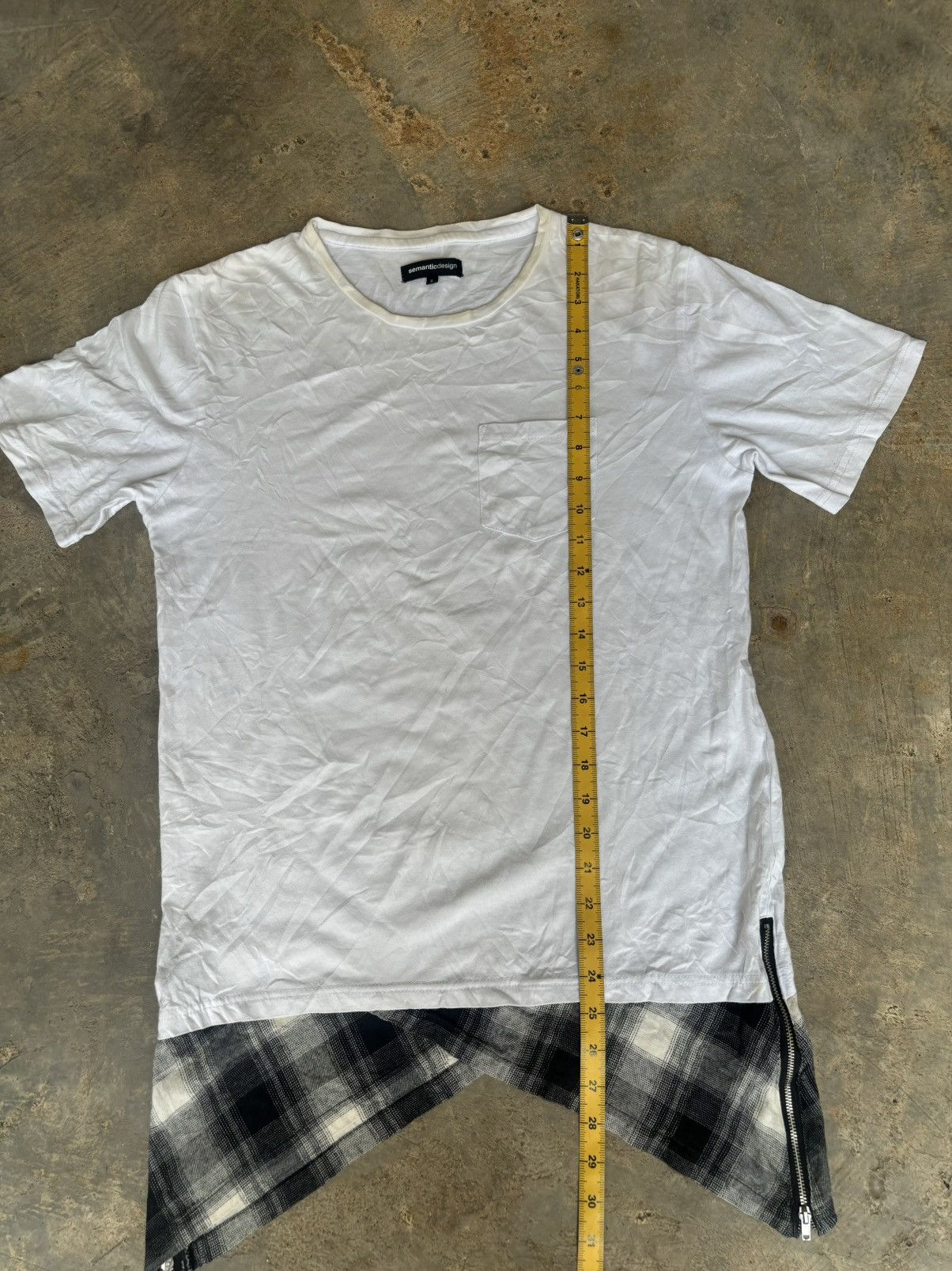 Hysteric Glamour × Japanese Brand × semanticdesign Y2k Semannticdesign Pocket Zipper Tshirt Size US L / EU 52-54 / 3 - 11 Thumbnail