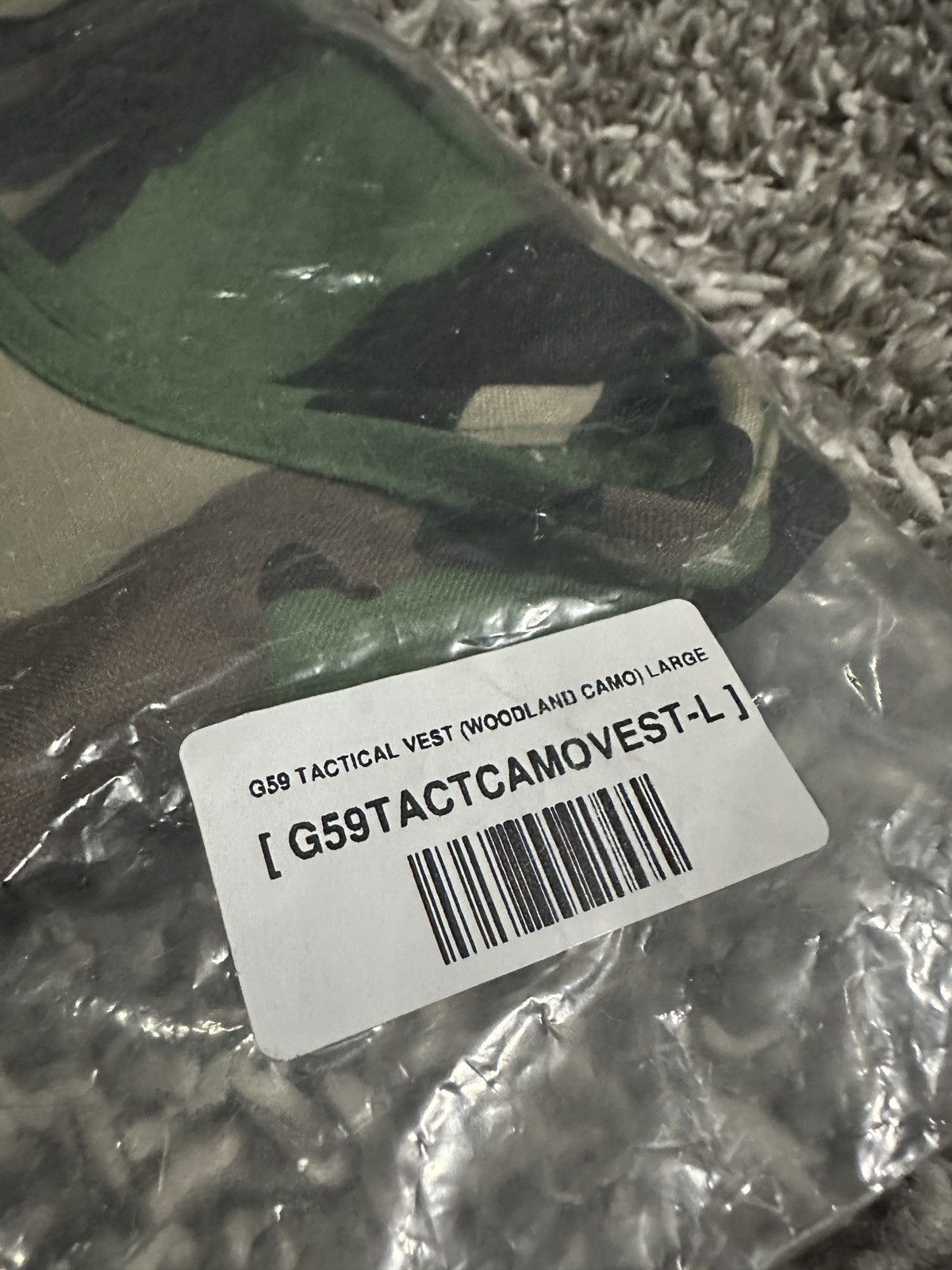 G59 Records G59 TACTICAL VEST (WOODLAND CAMO) Size US L / EU 52-54 / 3 - 3 Thumbnail