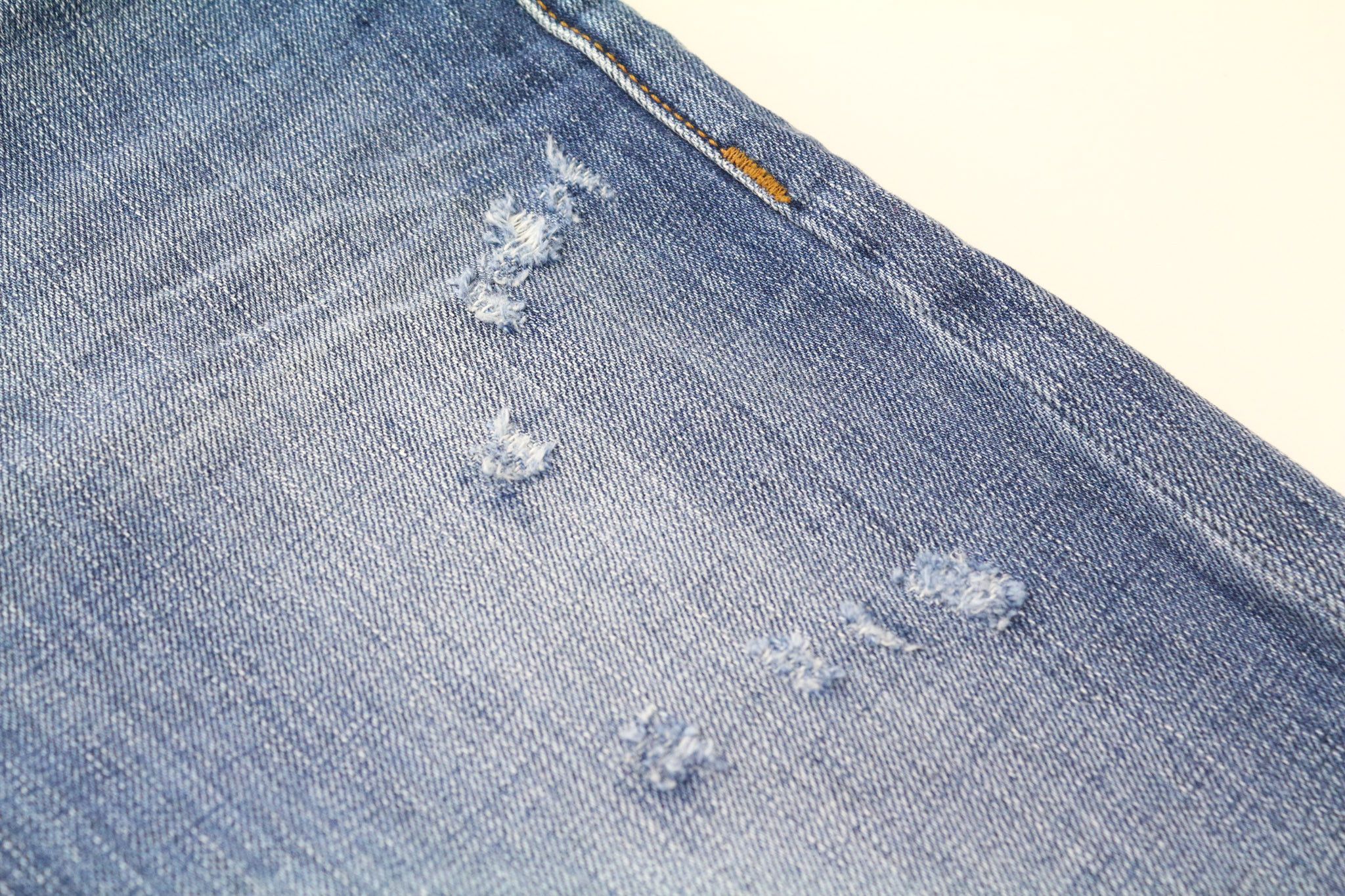 Takeshy Kurosawa TK 08 W34 Blue Distressed Button Slim Jeans 75721 Size US 34 / EU 50 - 11 Thumbnail