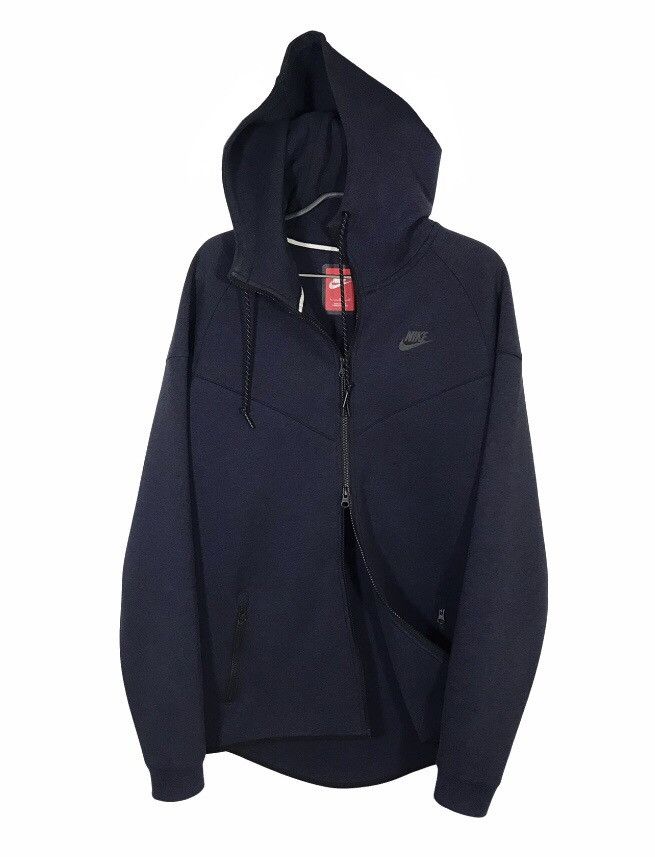 Nike Nike Tech Fleece Windrunner Hood Zip Men's L Blue Size US L / EU 52-54 / 3 - 3 Thumbnail
