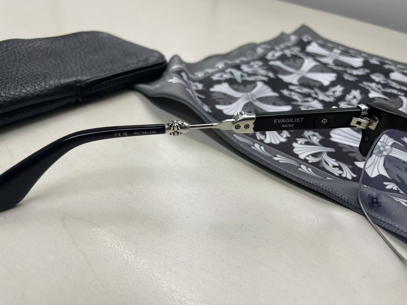 Chrome Hearts Chrome Hearts Evagilist Glasses Frame Size ONE SIZE - 14 Thumbnail