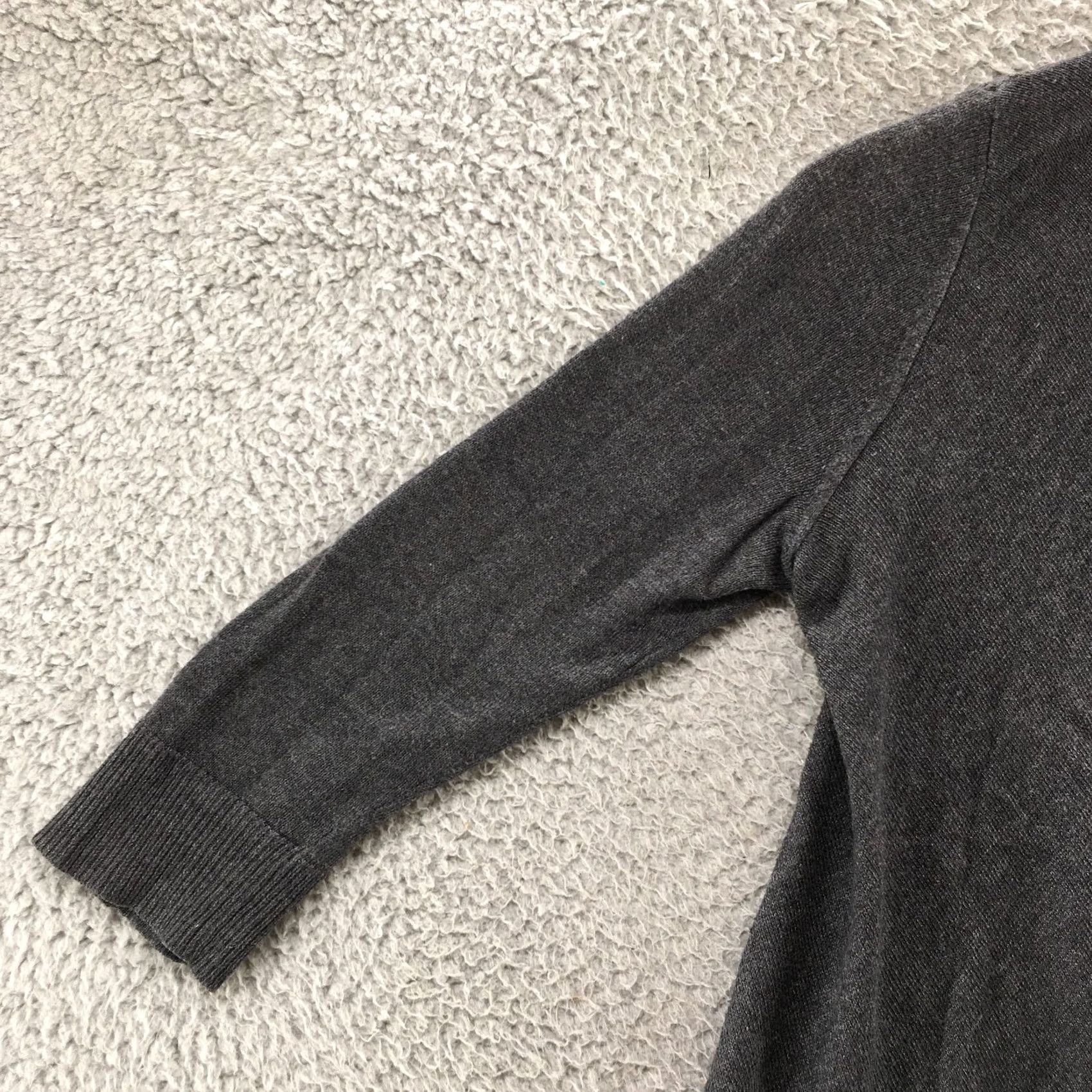 American Eagle Outfitters American Eagle Outfitters Cardigan Drape 3/4 Sleeve Gray Open Front Womens M Knit Sweater Size M / US 6-8 / IT 42-44 - 4 Thumbnail