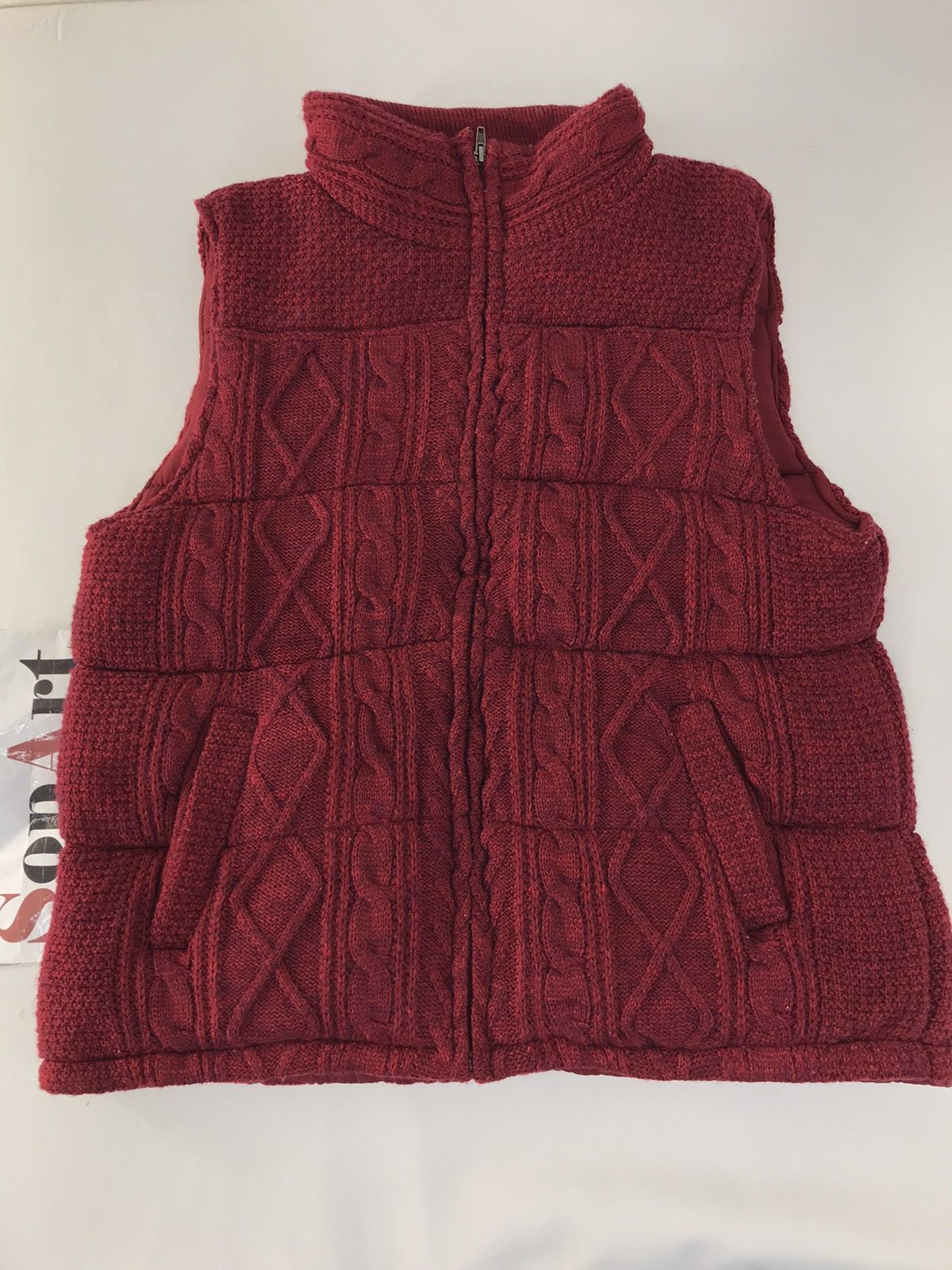 Japanese Brand × Vintage Vtg Vests japaneseBrand Soridere Design Art Puffer Zipper Size US M / EU 48-50 / 2 - 3 Thumbnail