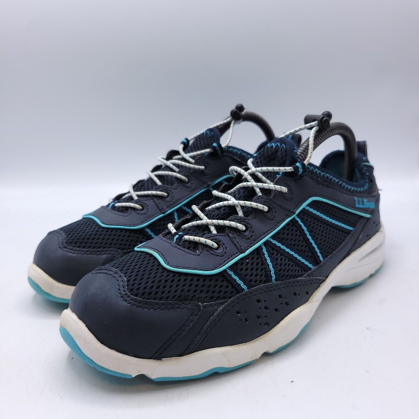 L.L. Bean LL Bean Athletic Shoe Womens Size 8 260975 Black Blue White Size US 8 / IT 38 - 1 Thumbnail
