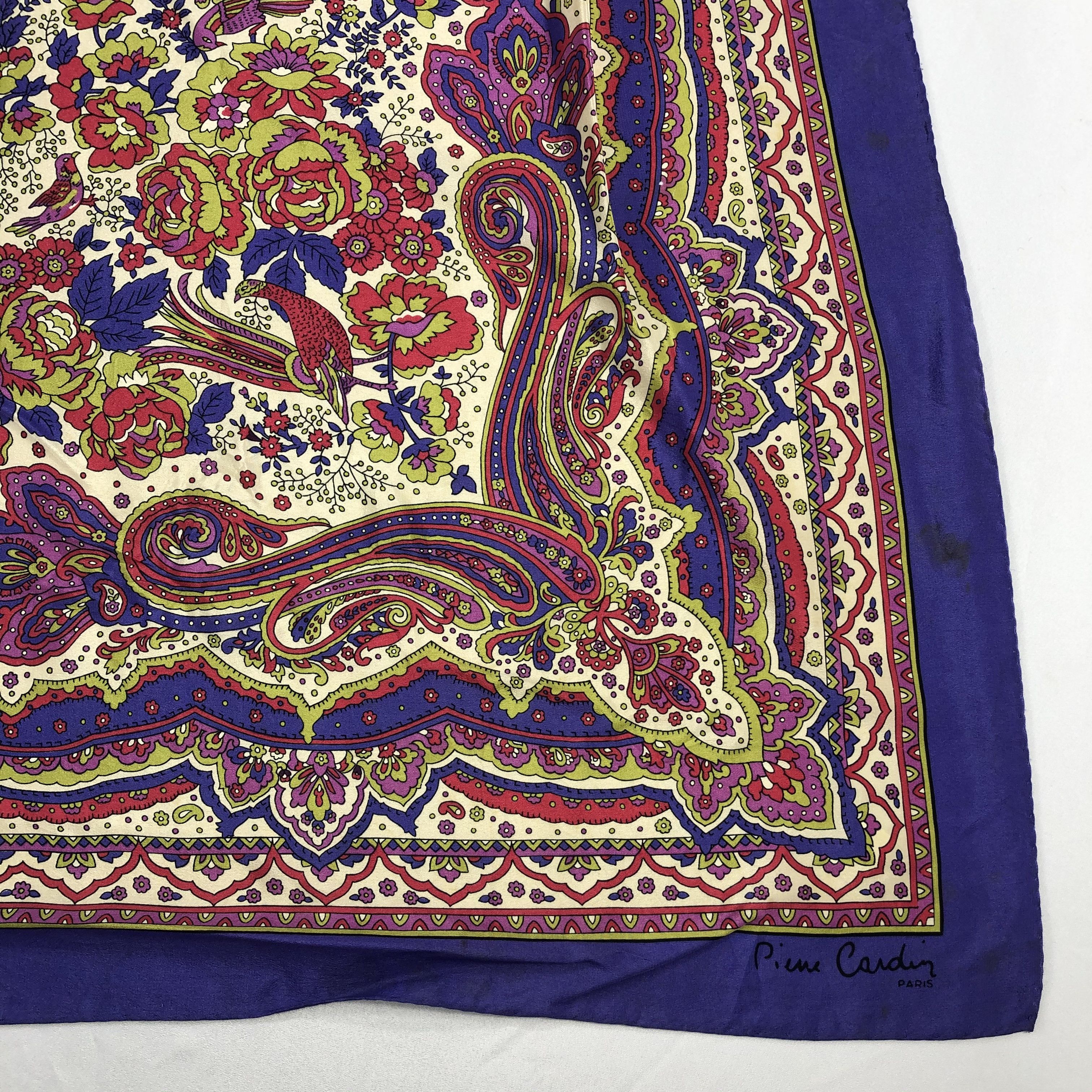 Pierre Cardin Vintage Pierre Cardin Silk Scarf Size ONE SIZE - 4 Thumbnail