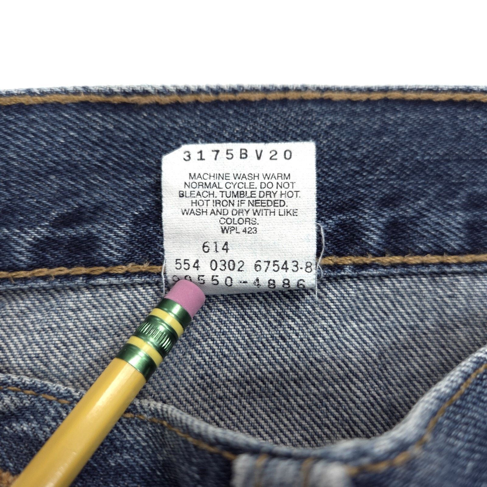 Levi's Levis 550 Jeans Mens 36x30 Relaxed Fit Vintage USA Made Size US 35 - 4 Thumbnail