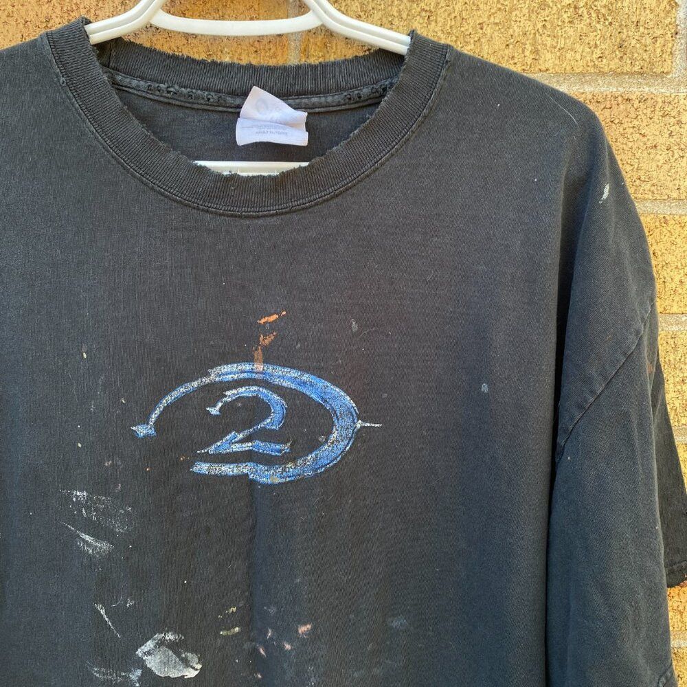 Vintage Vintage Halo 2 Promo T Shirt Video Game XL Black Size US XL / EU 56 / 4 - 2 Thumbnail