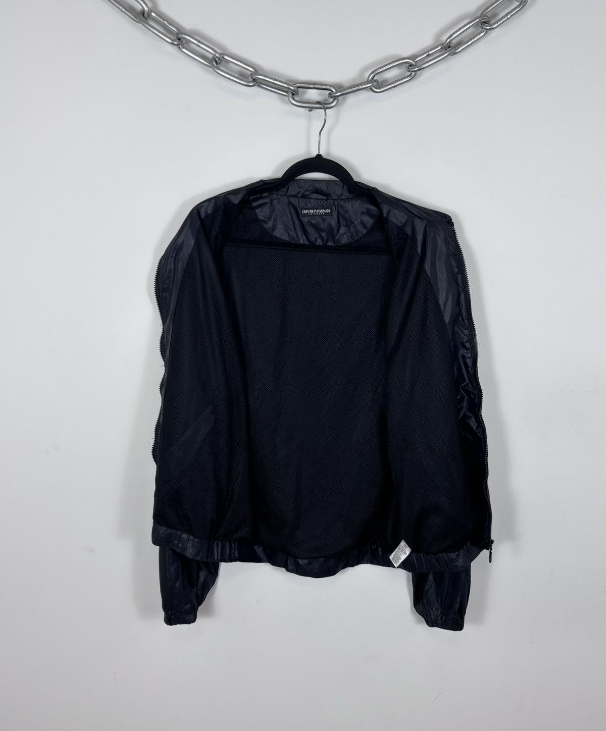 Emporio Armani Emporio Armani Beach Men’s Black Nylon Full Zip Jacket Size US L / EU 52-54 / 3 - 3 Thumbnail