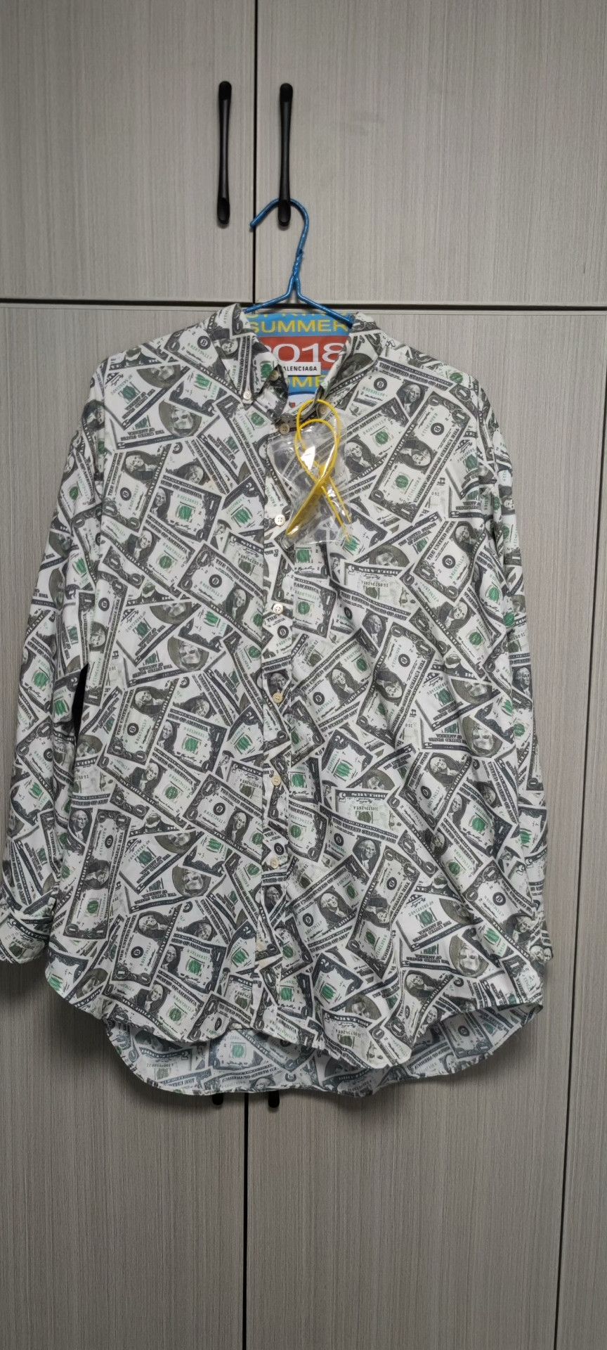 Balenciaga Balenciaga Gold Shirt 36 Men Size US S / EU 44-46 / 1 - 1 Thumbnail