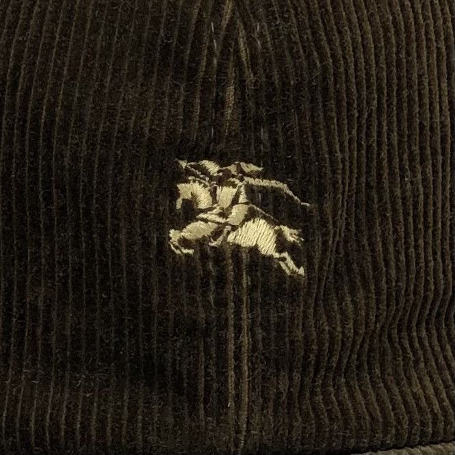 Burberry Burberry London Corduroy Embroidery Logo Adjustable Cap Size ONE SIZE - 3 Thumbnail