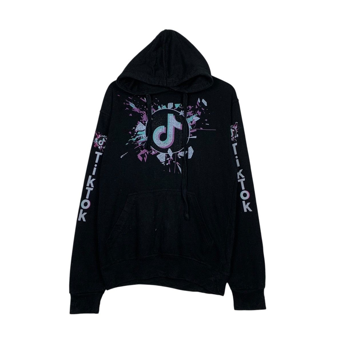 Japanese Brand Tik Tok Big Logo Pullover Hoodie Size US S / EU 44-46 / 1 - 1 Thumbnail