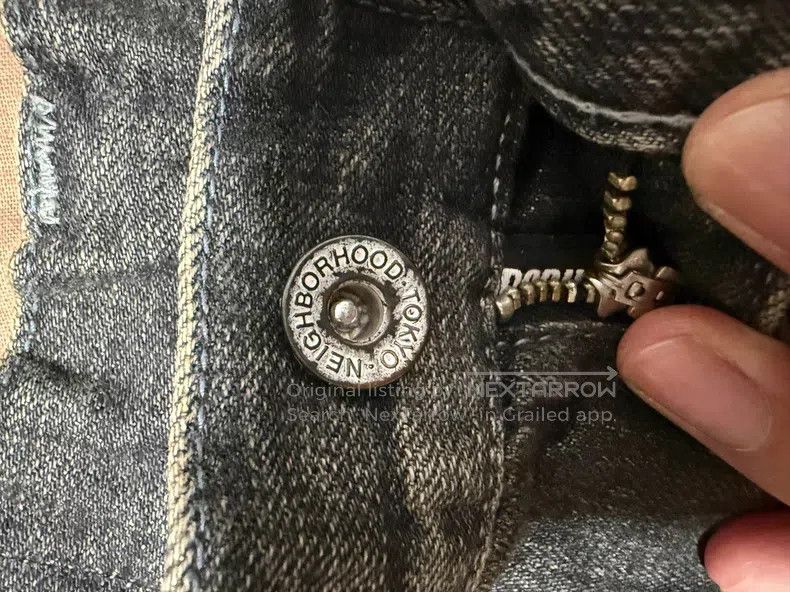 Neighborhood Neighborhood size L Distressed Denim Pants, King Bull, Bla Size US 27 - 7 Thumbnail